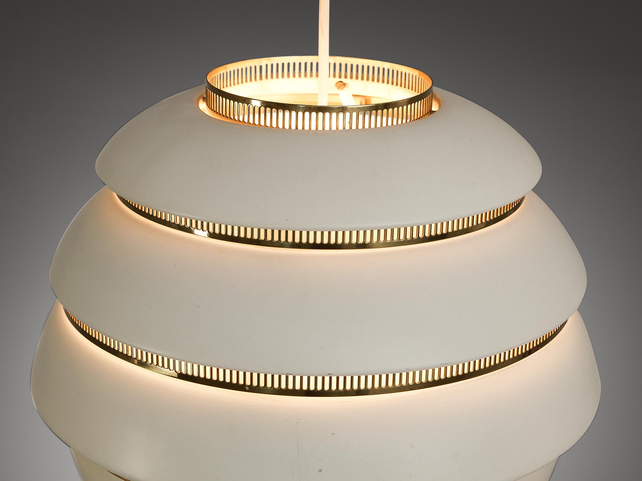 Scandinavian Modern Alvar Aalto for Valaisinpaja Oy 'Beehive' Pendant Lamp
