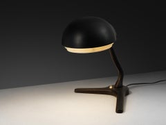 Alvar Aalto for Valaistustyö Ky ‘A704’ Table Lamp in Leather