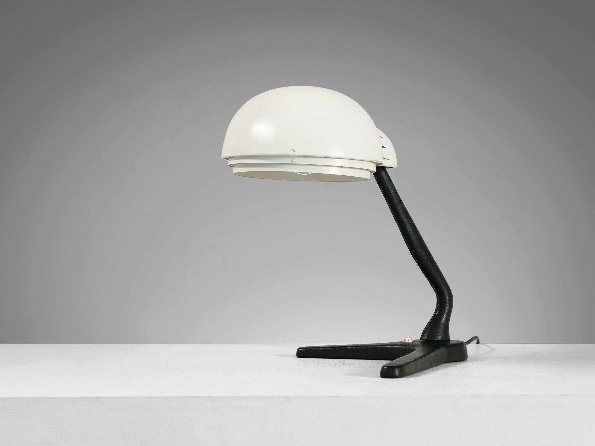 Alvar Aalto for Valaistustyö Ky ‘A704’ Table Lamp with White Shade For Sale 3