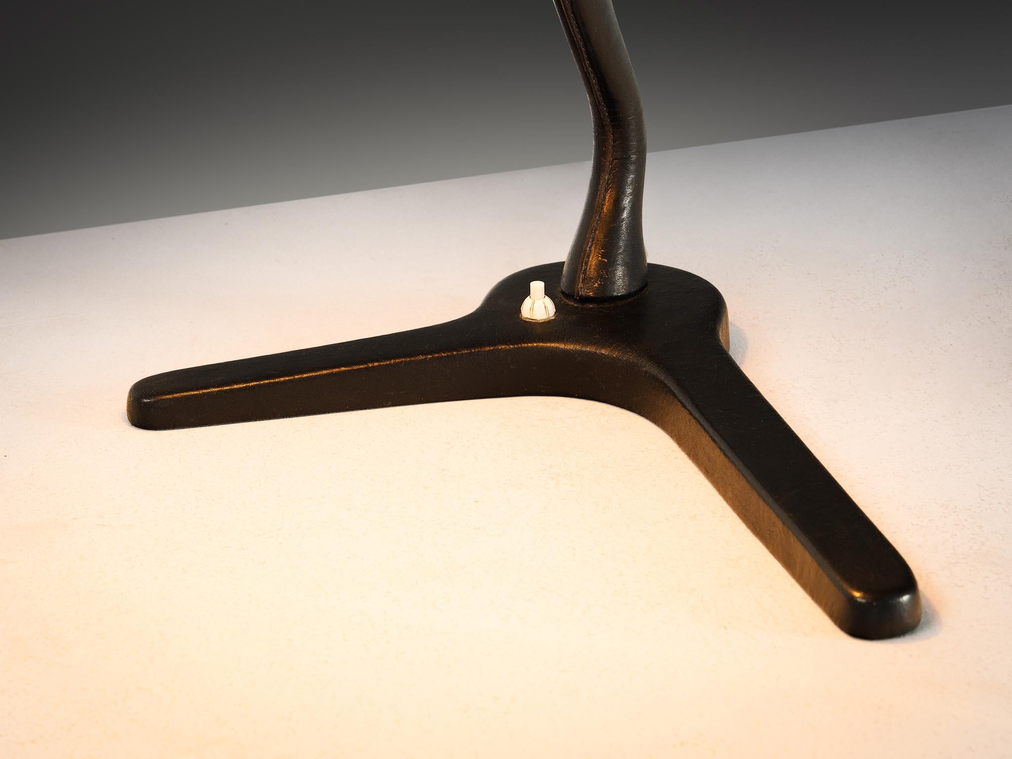 Mid-20th Century Alvar Aalto for Valaistustyö Ky ‘A704’ Table Lamp with White Shade For Sale