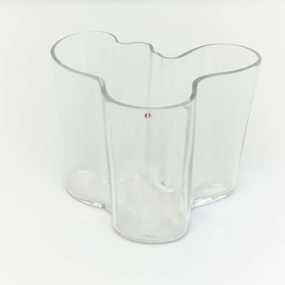 Finnish Alvar Aalto Glass Bowl Savoy, circa 1960 For Sale