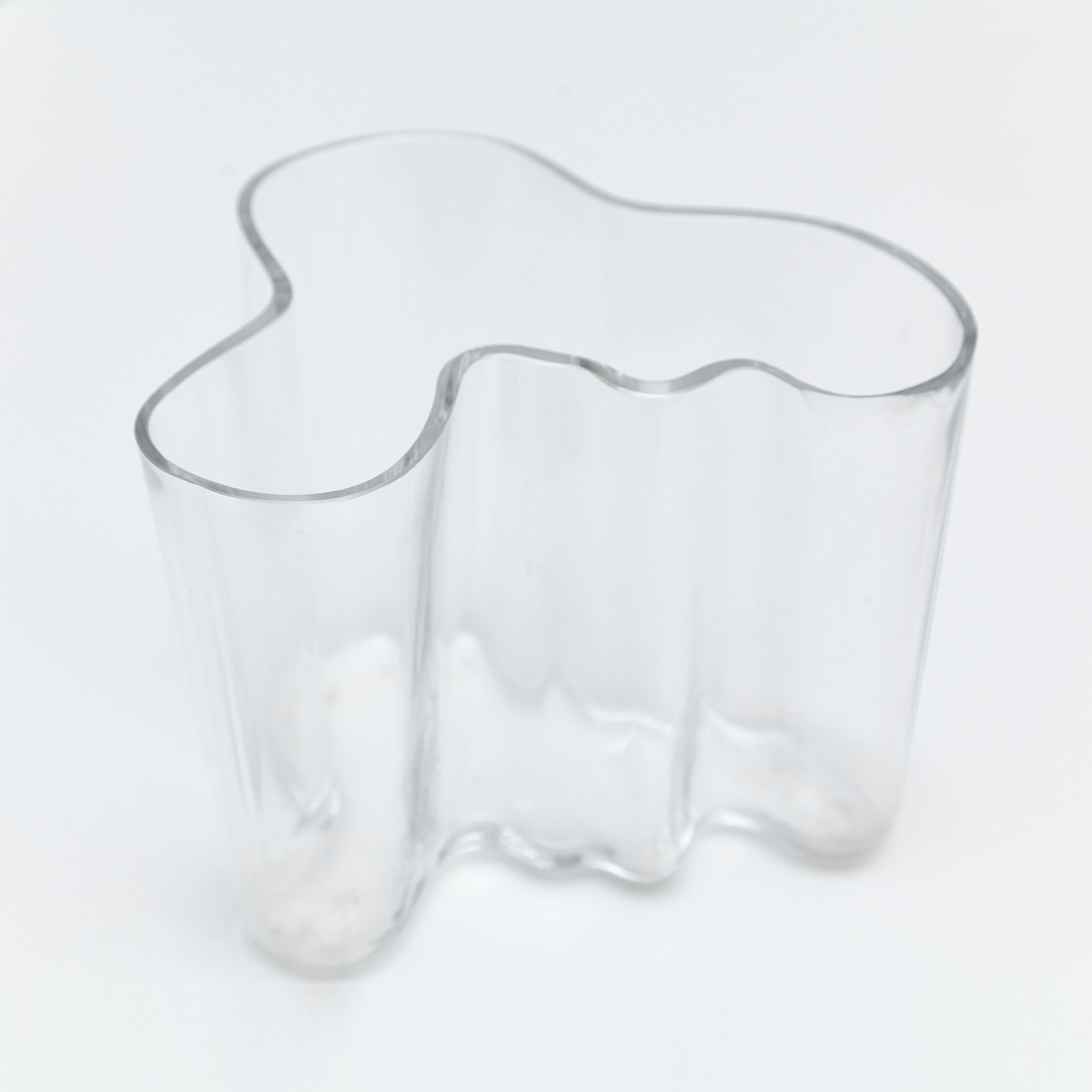 Alvar Aalto Glass Bowl Savoy, circa 1960 In Good Condition In Barcelona, Barcelona