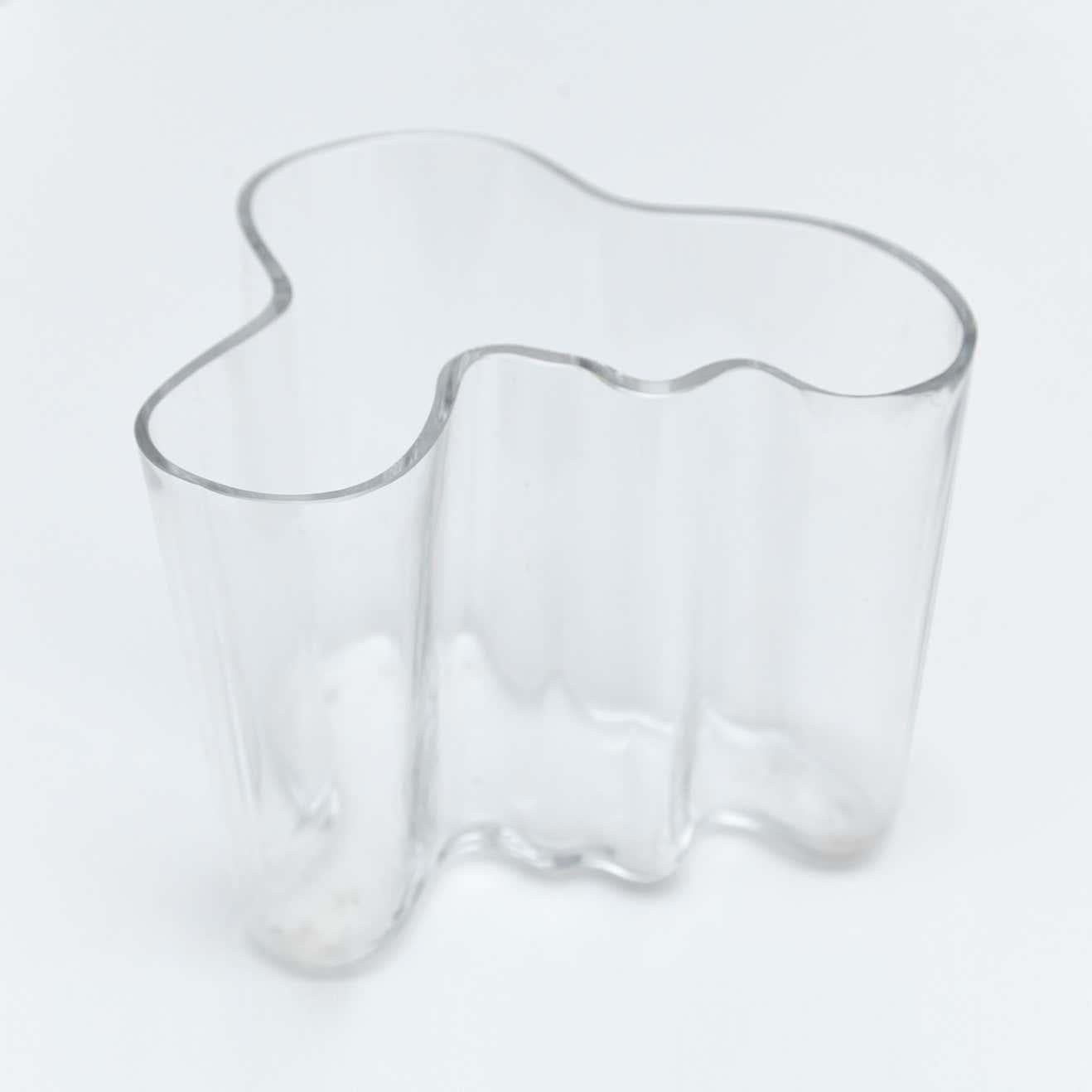 Glasschale von Alvar Aalto Savoy, um 1960 im Zustand „Gut“ im Angebot in Barcelona, Barcelona