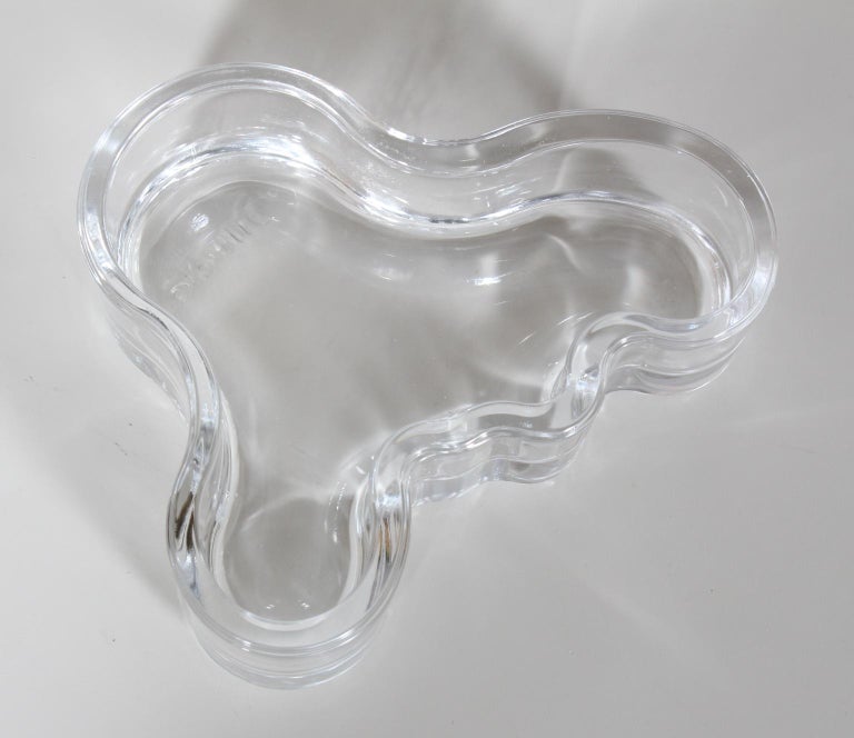 Alvar Aalto Glass Savoy Vase and Bowls For Sale 5