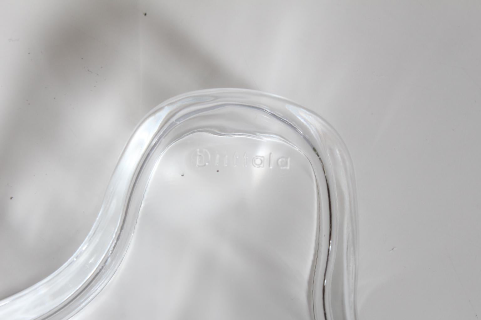 Vaso e ciotole Savoia in vetro Alvar Aalto in vendita 2