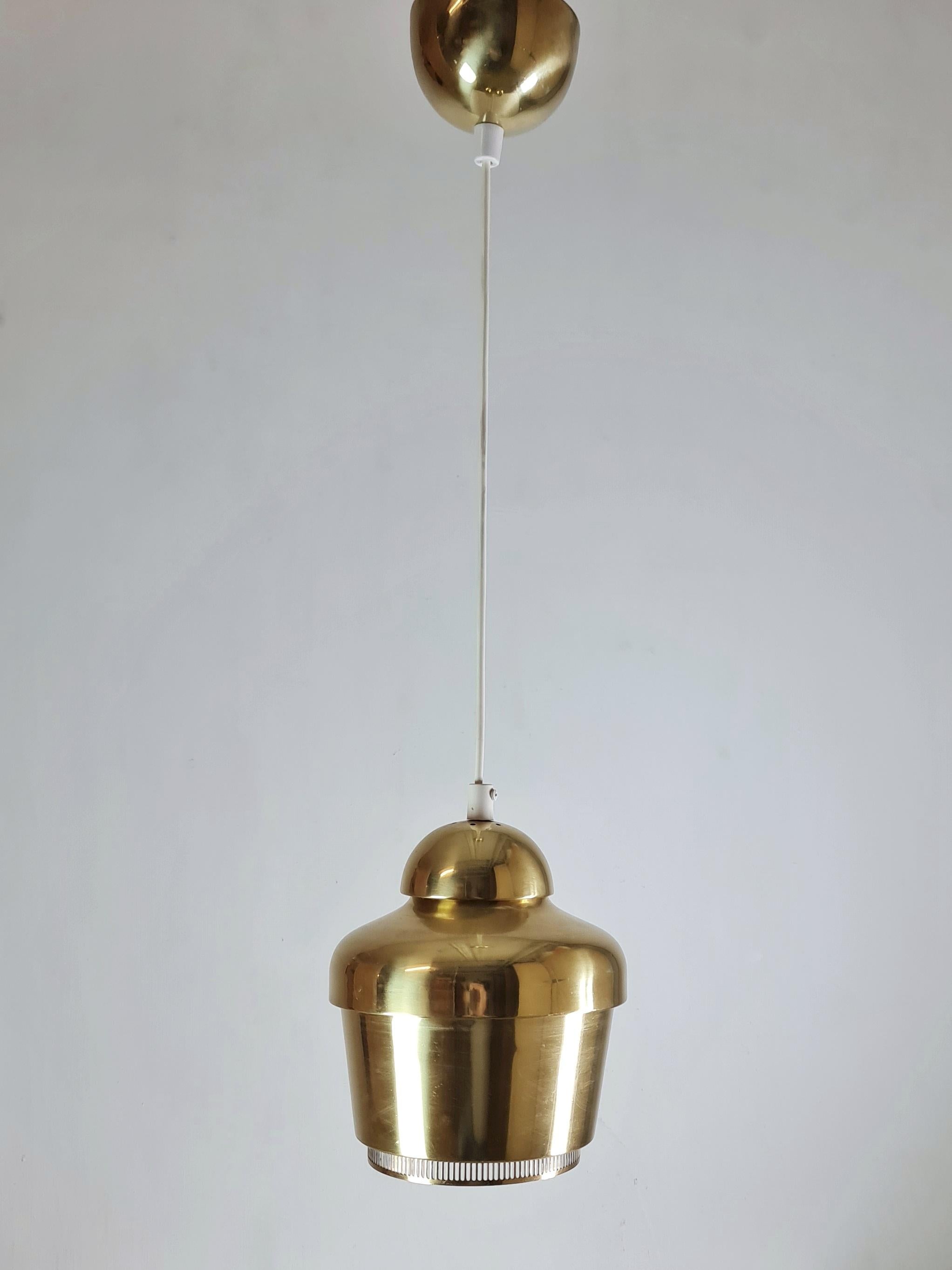 Late 20th Century Alvar Aalto Golden Bell A330, Valaisinpaja