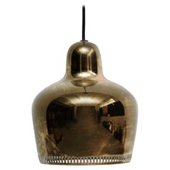 Alvar Aalto Golden Bell Pendant Lamp, circa 1950