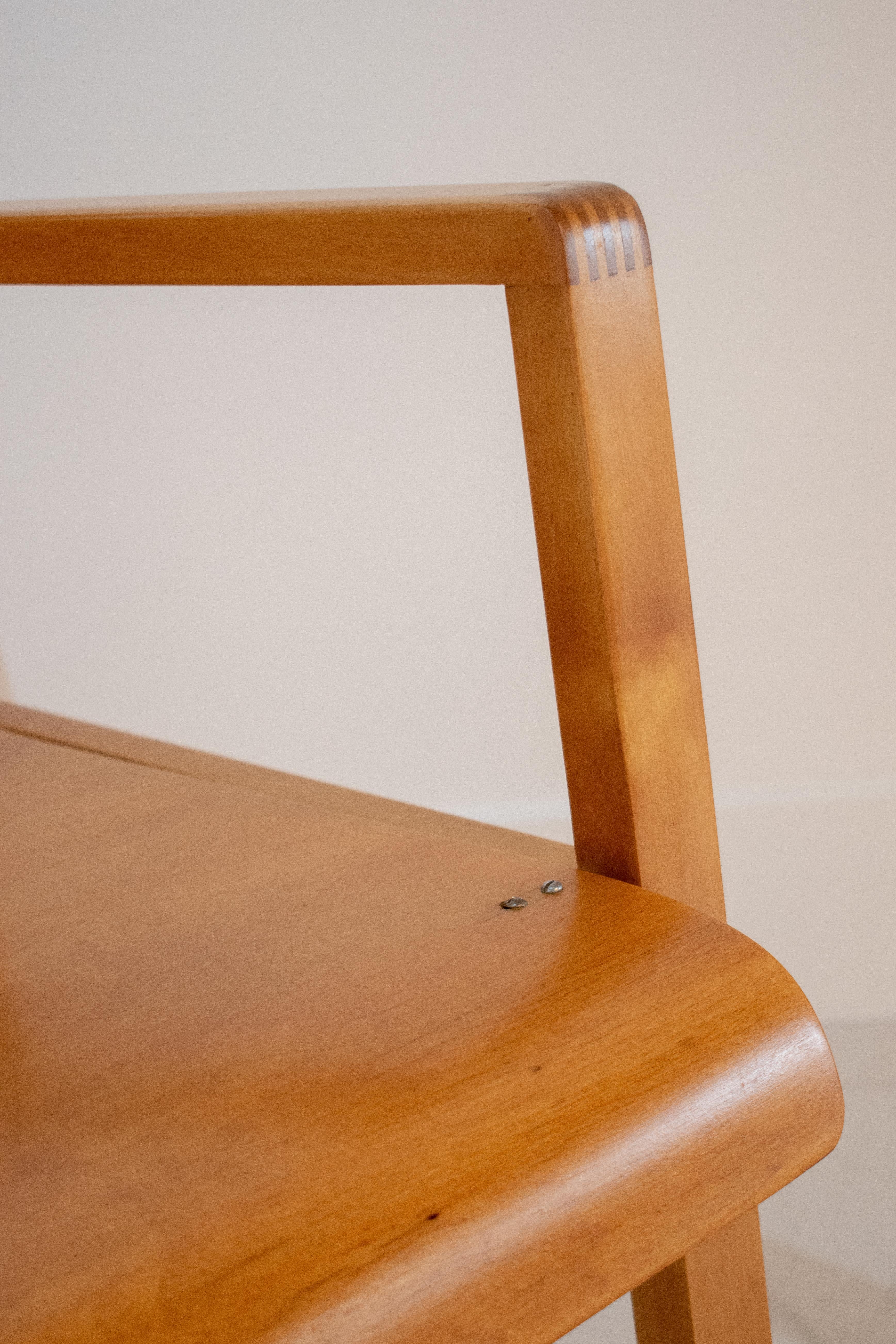 Mid-20th Century Alvar Aalto Hallway Chair, Model No.403, Finmar 1930's For Sale