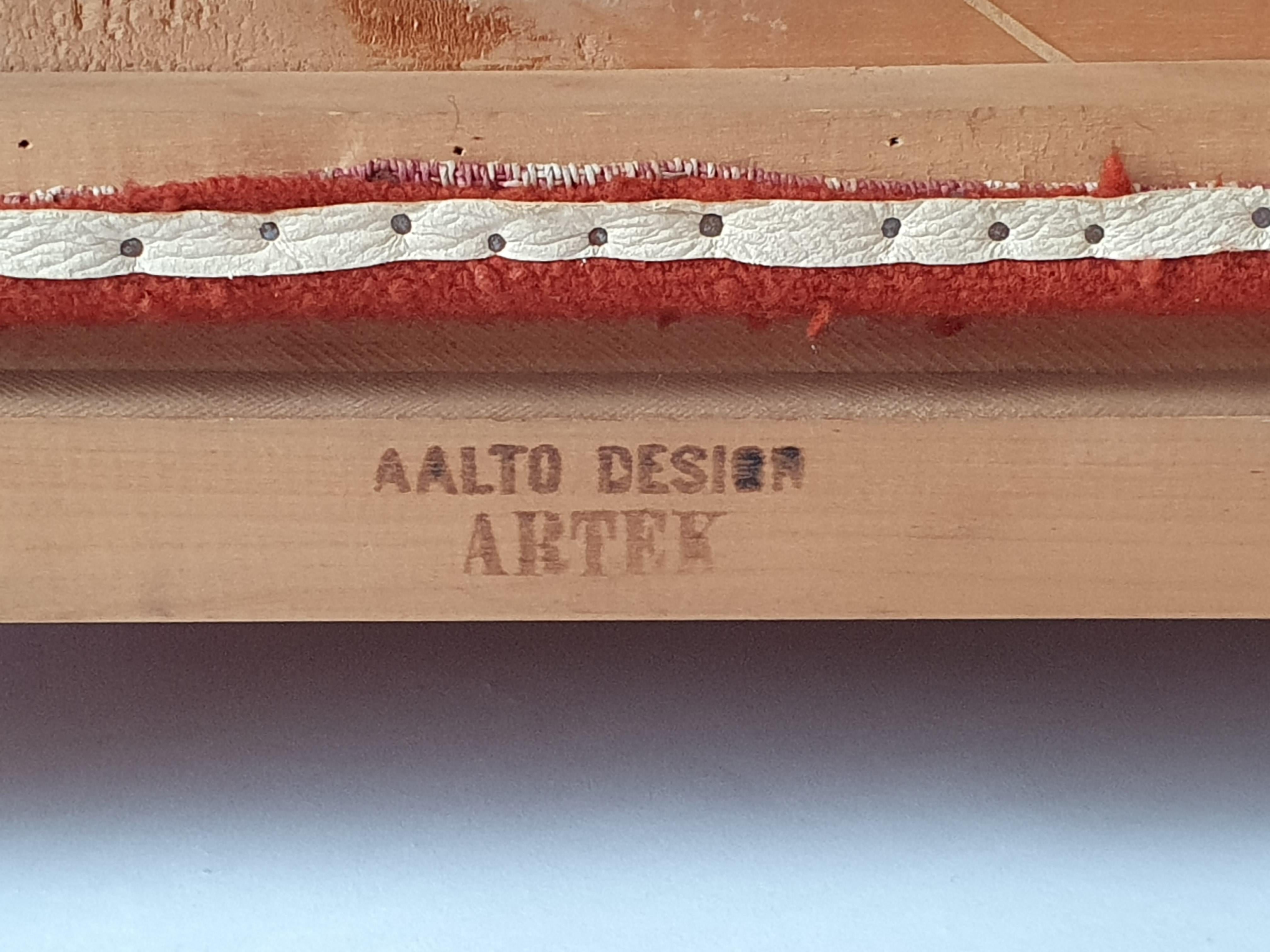 Sedie da corridoio Alvar Aalto modello 403 degli anni '40 in vendita 3