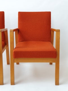 Alvar Aalto Hallway Chairs model 54 by Artek in 1940s