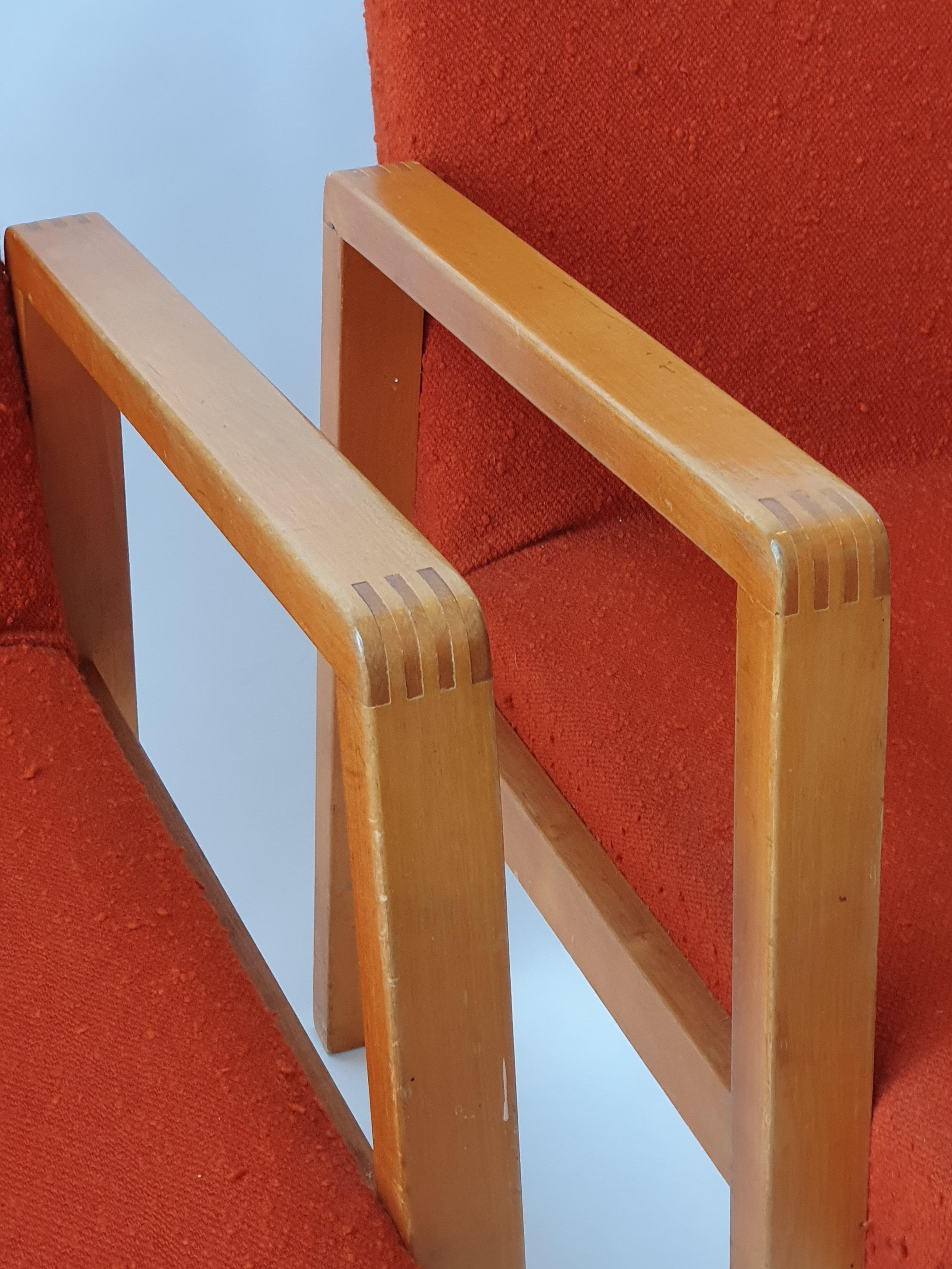 Finlandese Sedie da corridoio Alvar Aalto modello 403 degli anni '40 in vendita