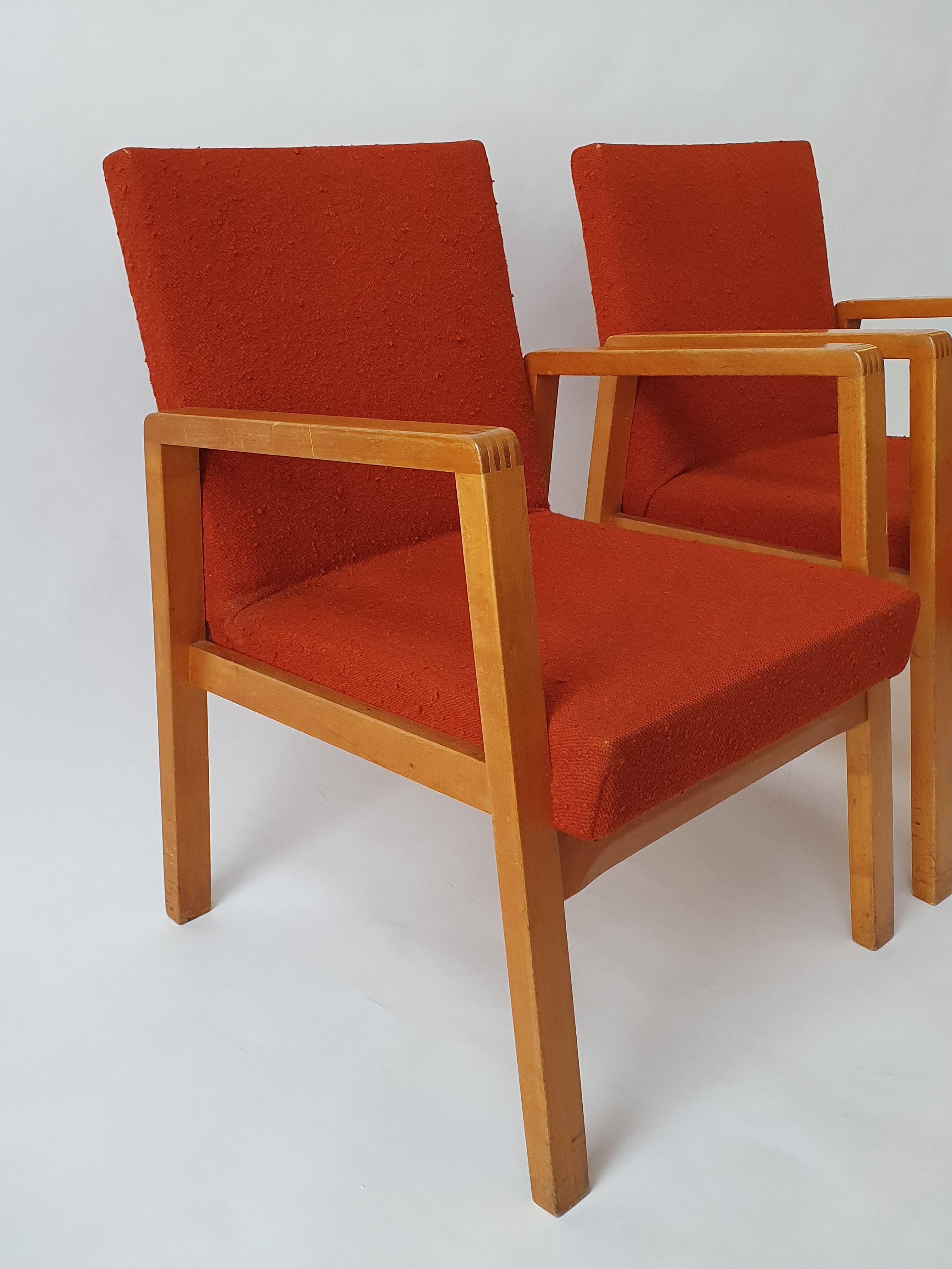 Sedie da corridoio Alvar Aalto modello 403 degli anni '40 In condizioni buone in vendita a Espoo, FI