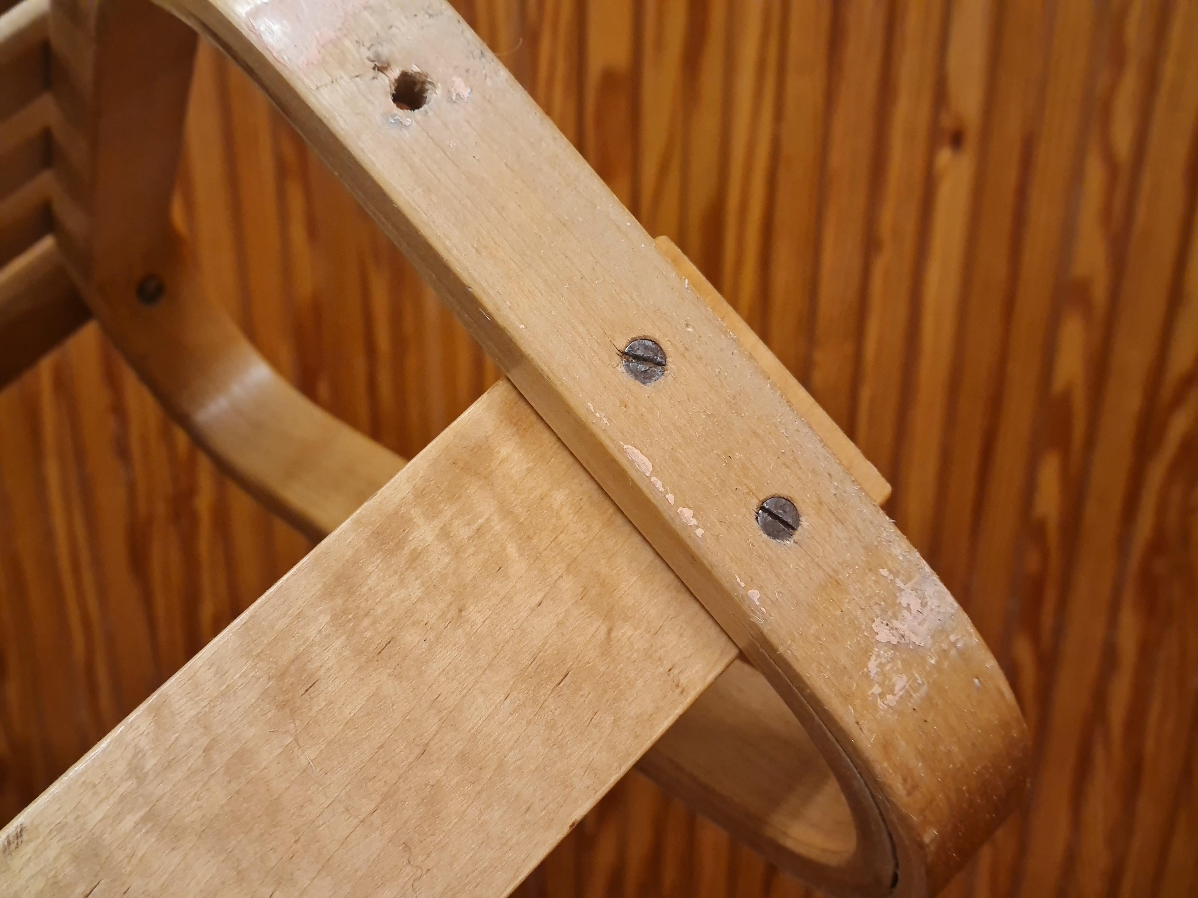 Appendiabiti Alvar Aalto in betulla, modello 109, Artek anni '50 in vendita 3