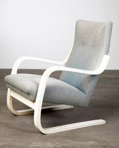 Alvar Aalto High Backed Chair by Oy Huonekalu ja Rakennustyötehdas Ab circa 1940