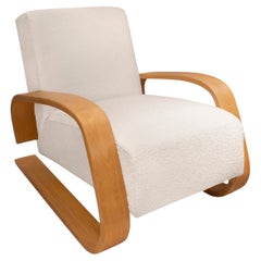 Chaise Tank emblématique Alvar Aalto avec cadre sculptural des années 1960