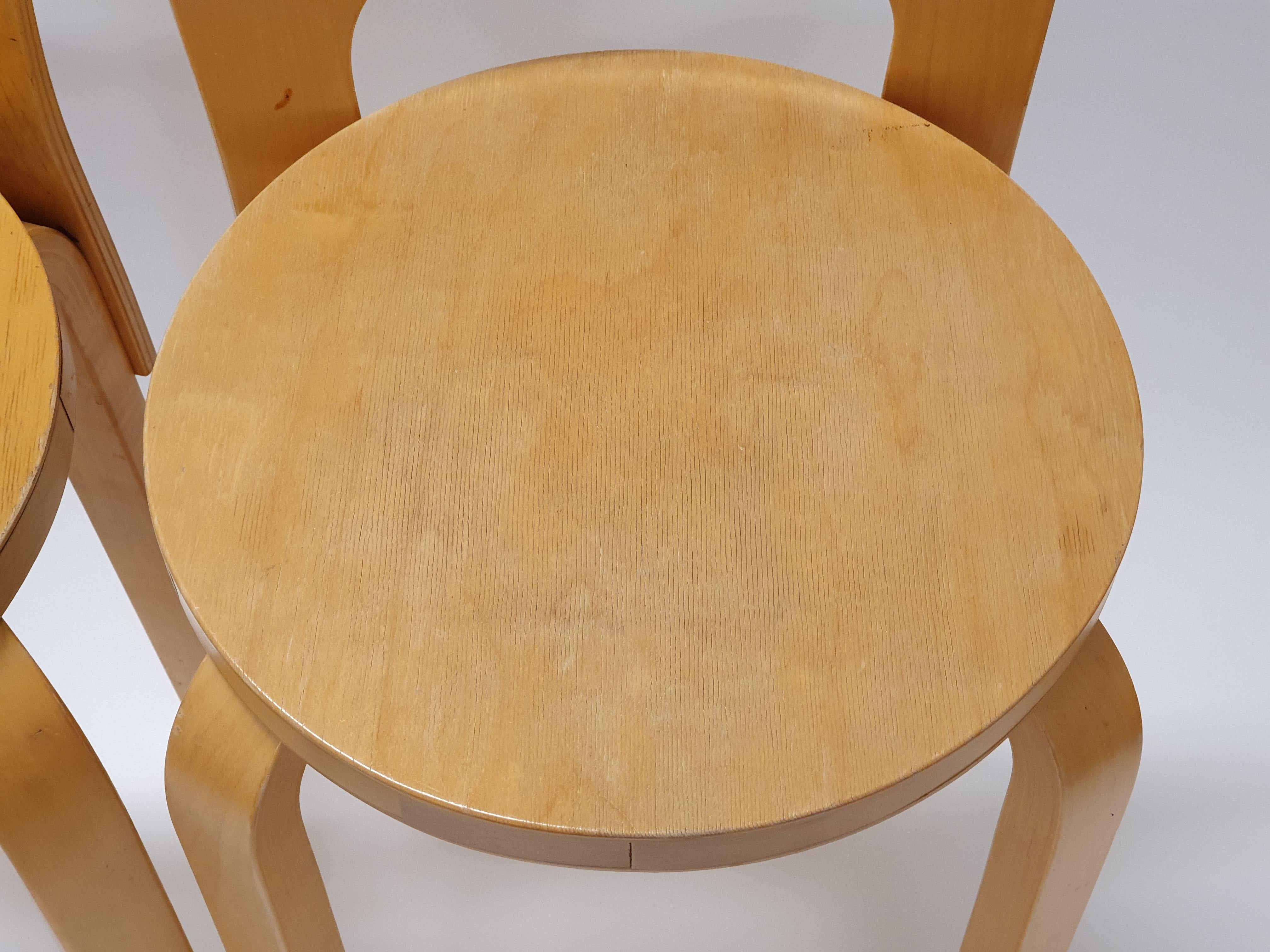 Alvar Aalto K65 Taburetes de Artek Años 60 en venta 4