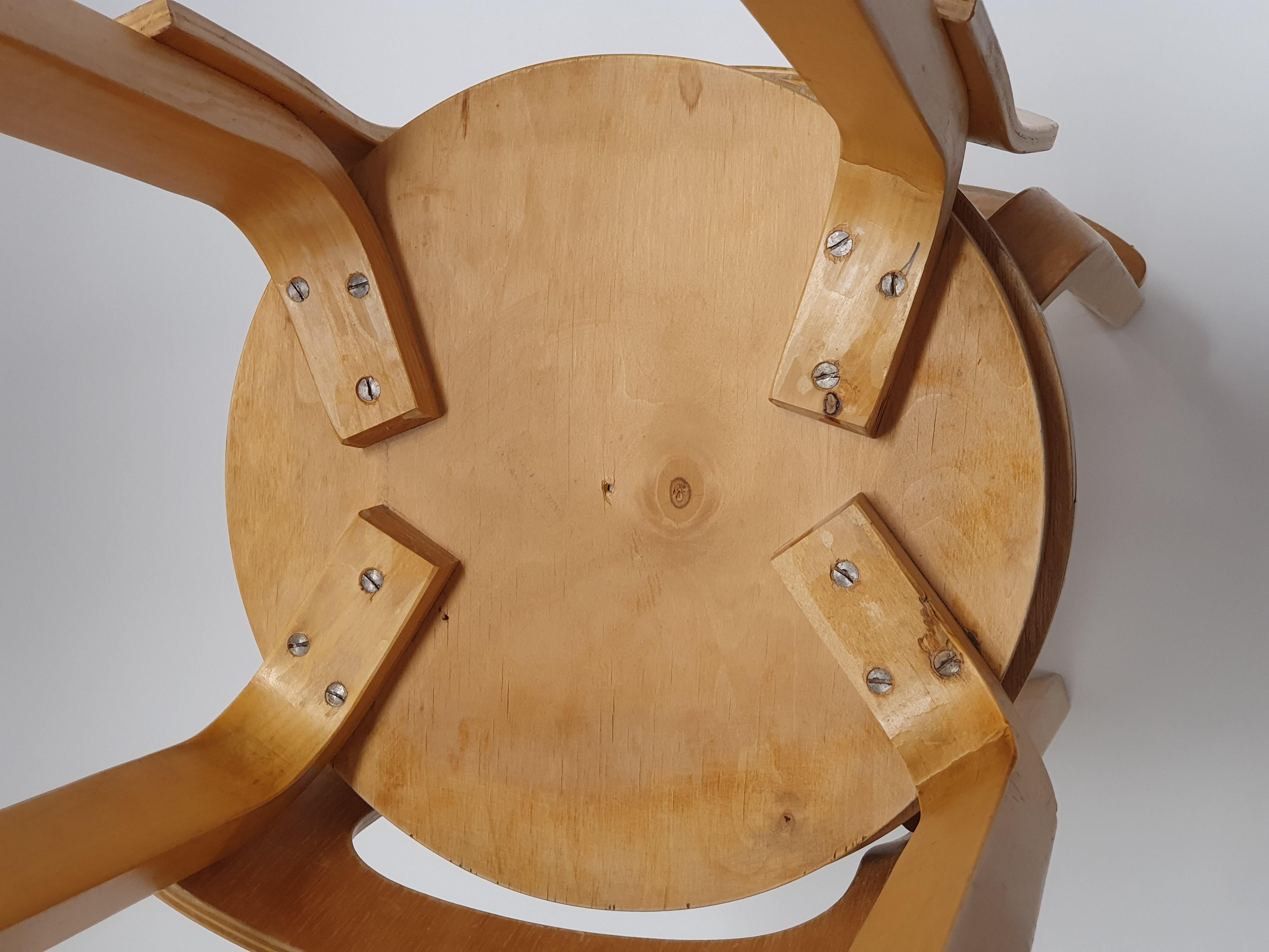 Alvar Aalto K65 Taburetes de Artek Años 60 en venta 10