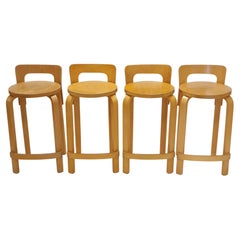 Alvar Aalto K65 Taburetes de Artek Años 60