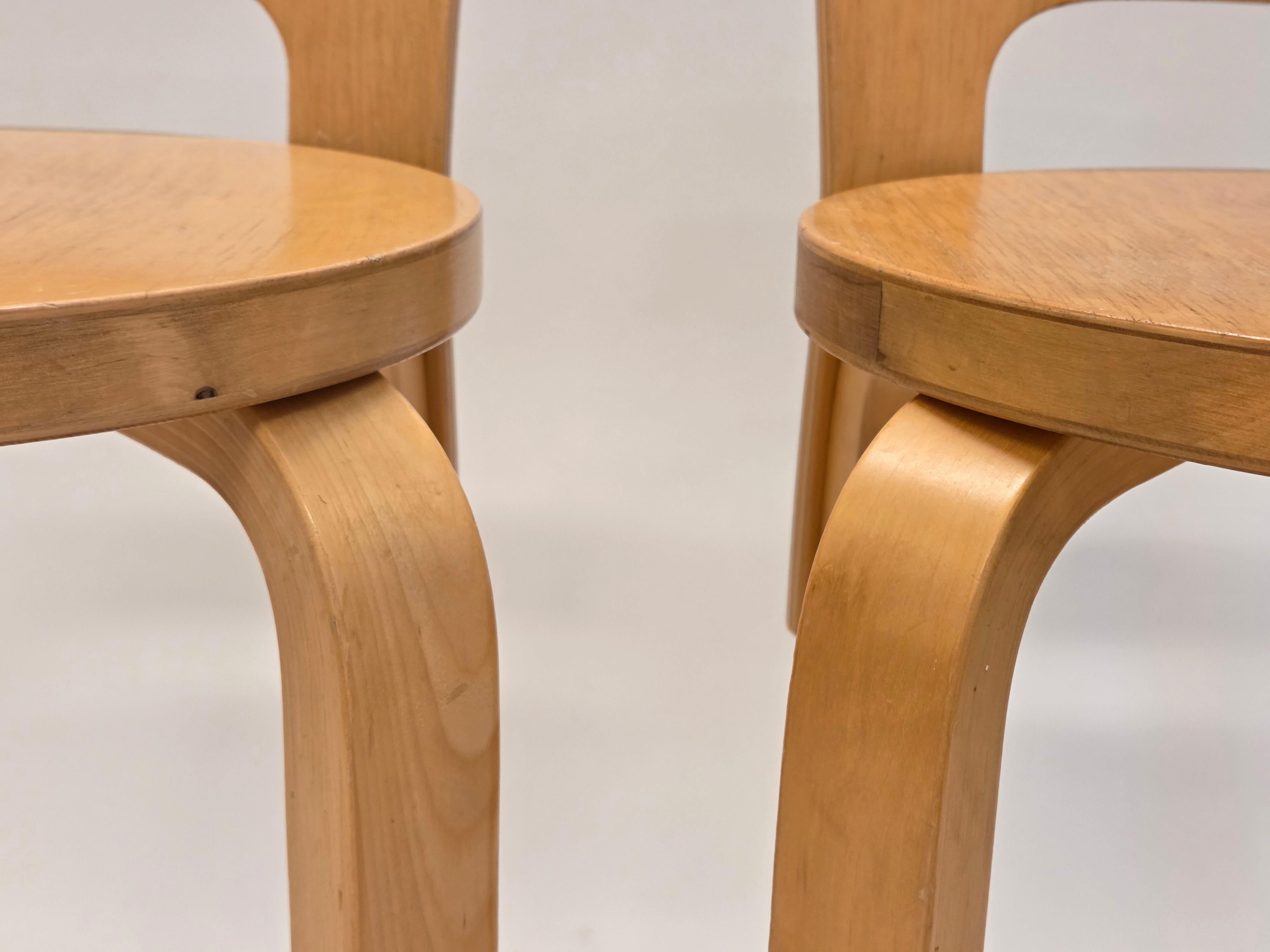 Alvar Aalto K65 Hocker von Artek im Angebot 4