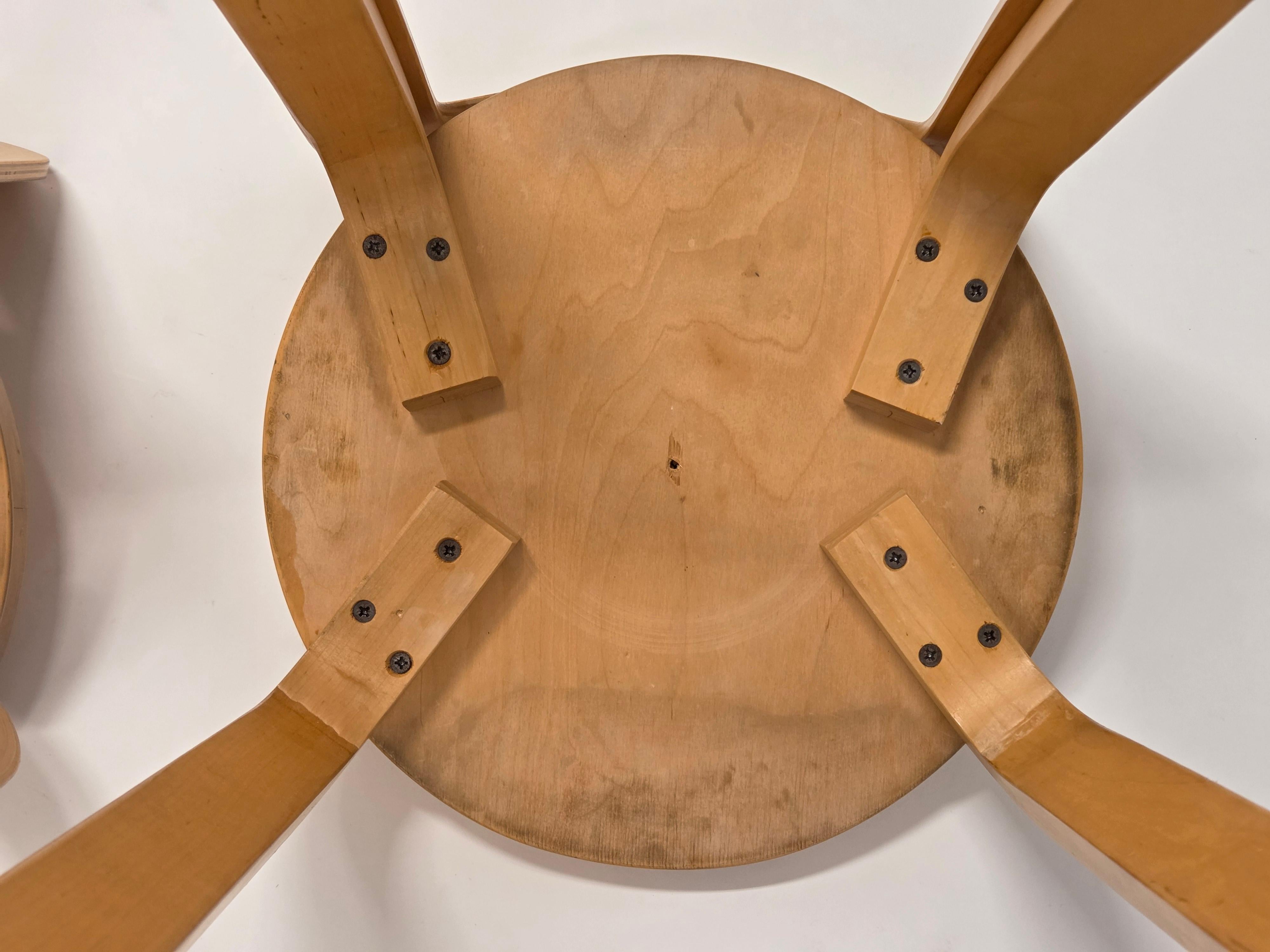 Alvar Aalto K65 Hocker von Artek im Angebot 11