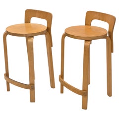 Tabourets Alvar Aalto+Aalto K65 par Artek