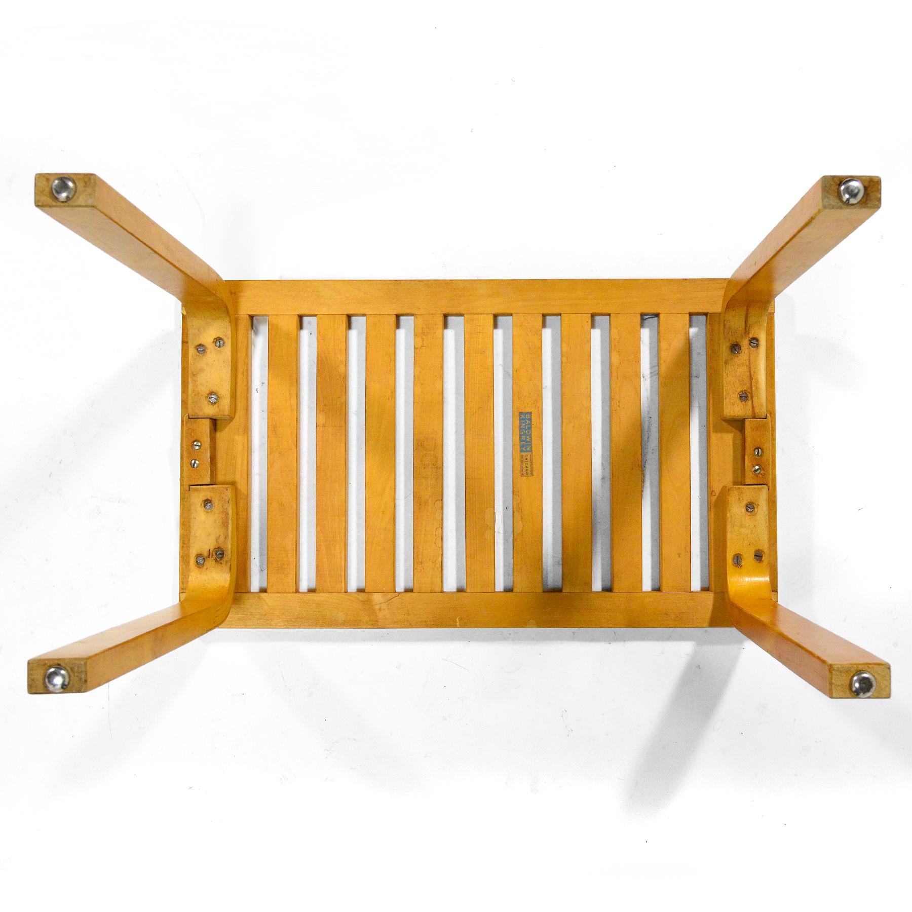 Finnish Alvar Aalto L-Leg Bench/ Table Model 106 For Sale