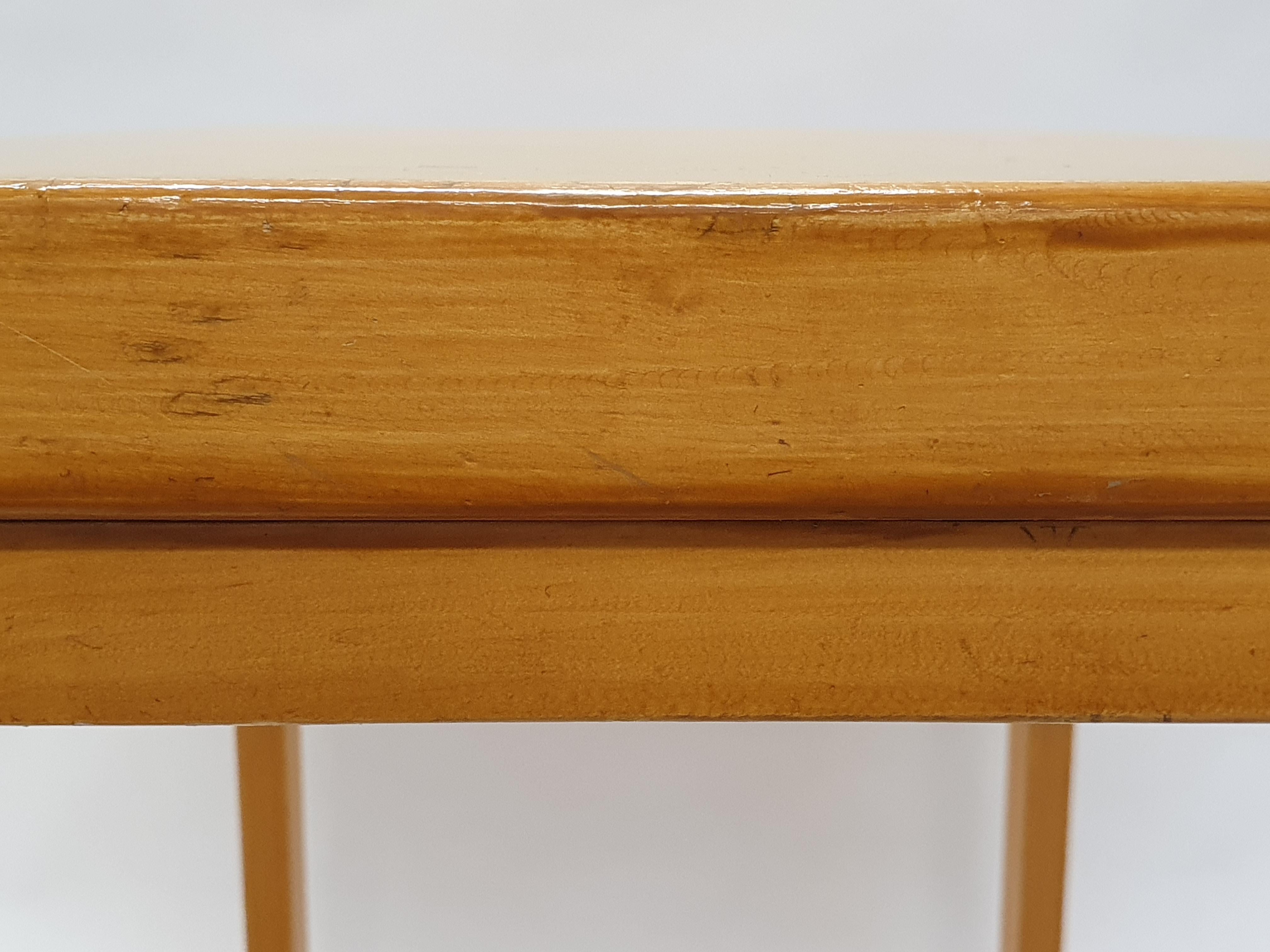 Alvar Aalto L-Legged Table by Artek 1960s For Sale 4