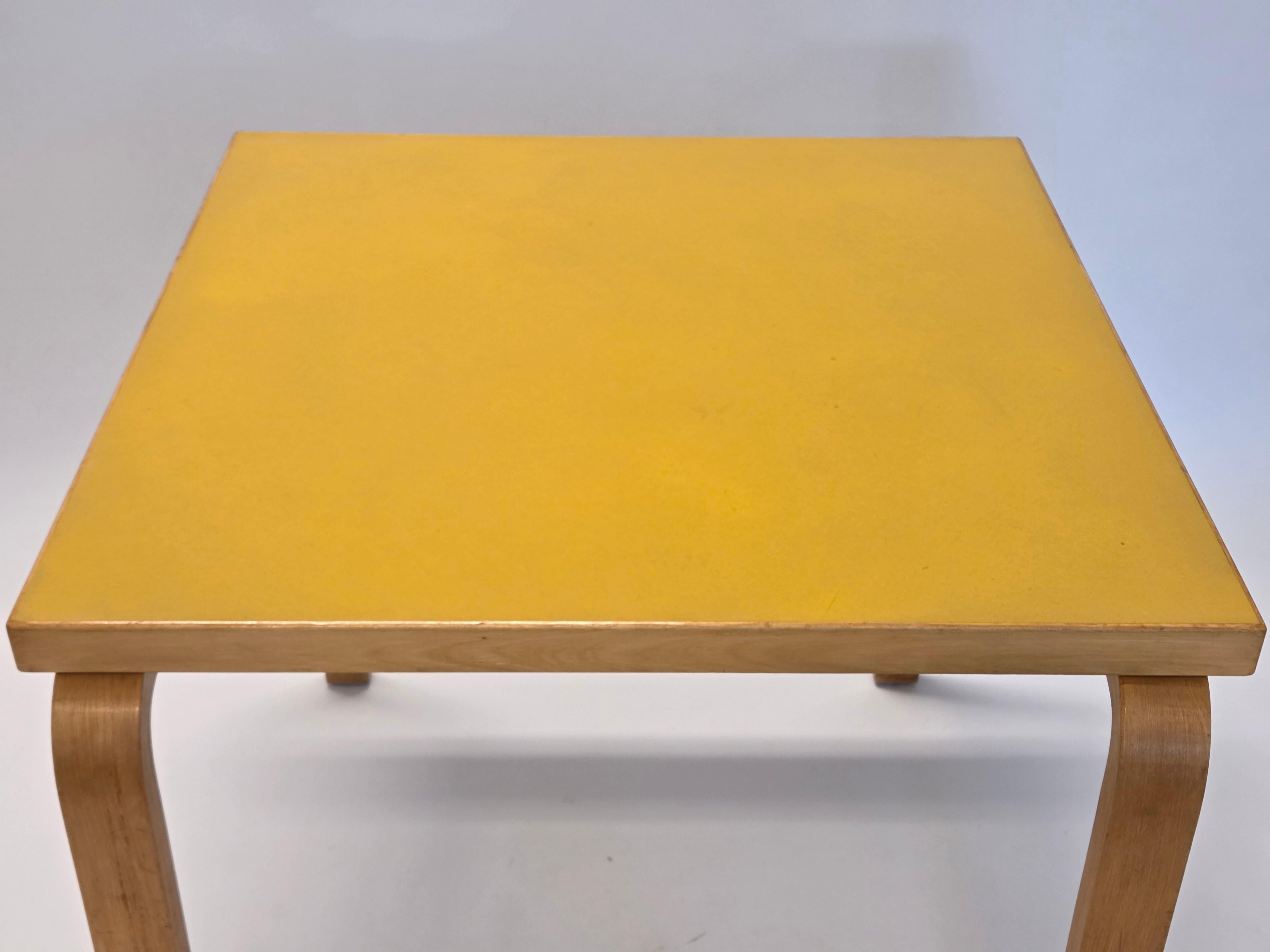 Alvar Aalto L-Legged Table by Artek 1960s 2