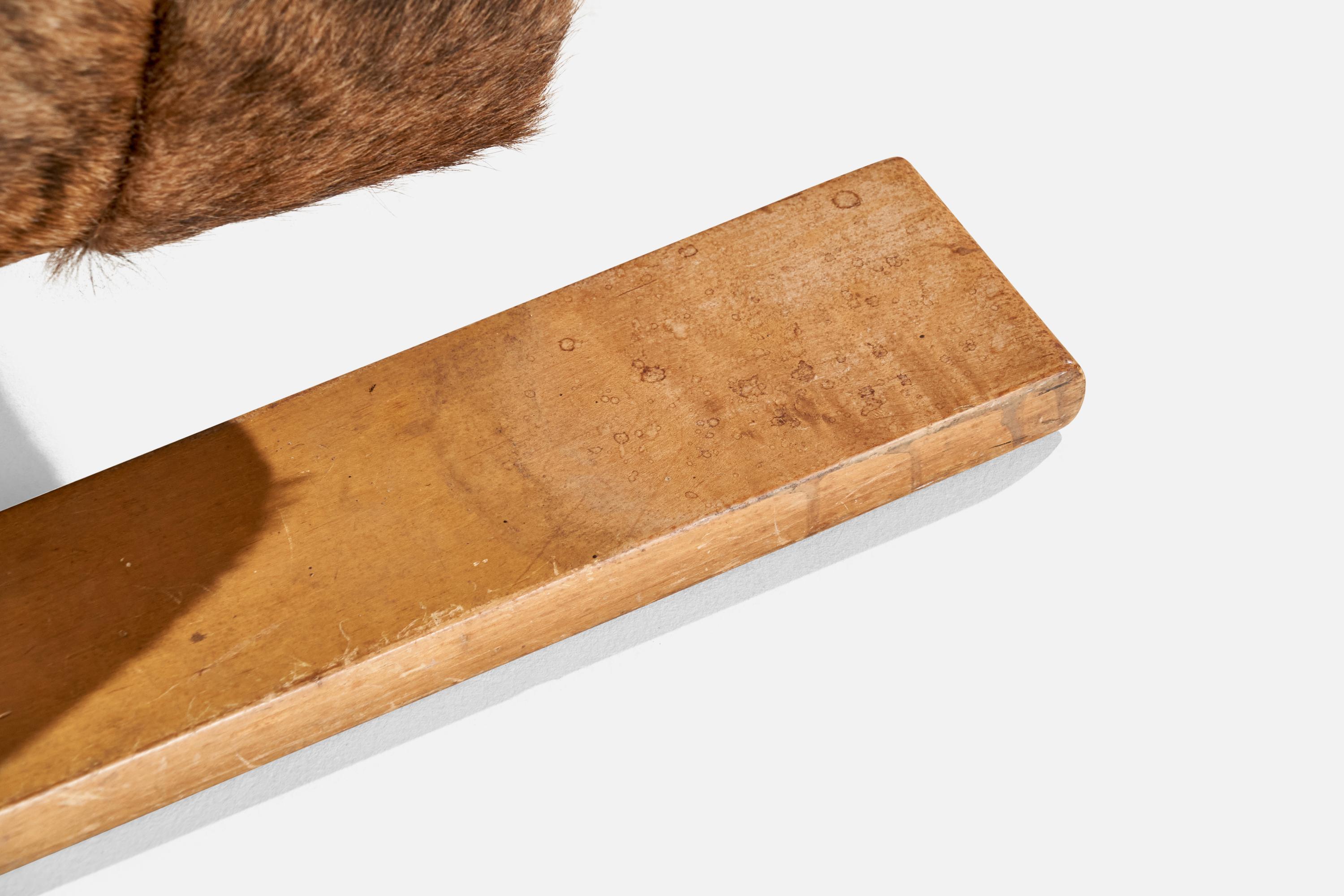 Alvar Aalto, Loungesessel, Birke, Rindsleder, Finnland, 1940 im Angebot 3