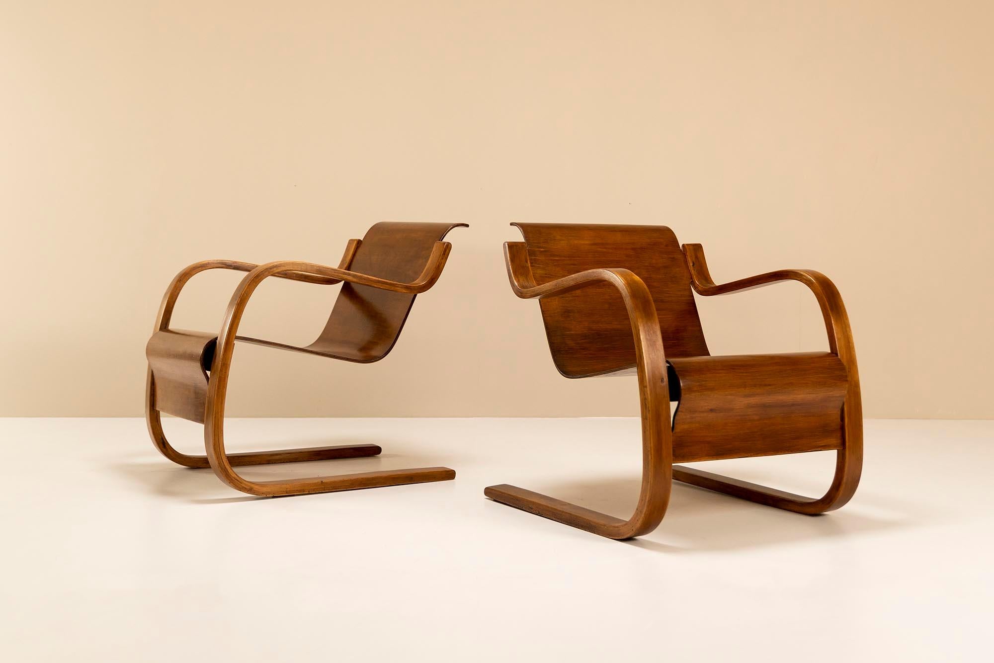 Alvar Aalto Lounge Chair in Birch Plywood Model 31/41, 1935 Finland 2