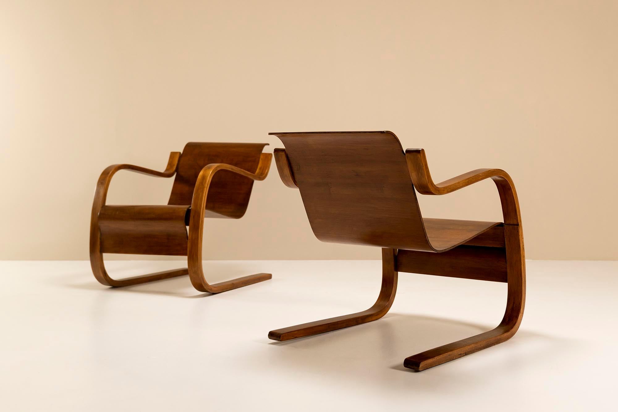 Alvar Aalto Lounge Chair in Birch Plywood Model 31/41, 1935 Finland 3