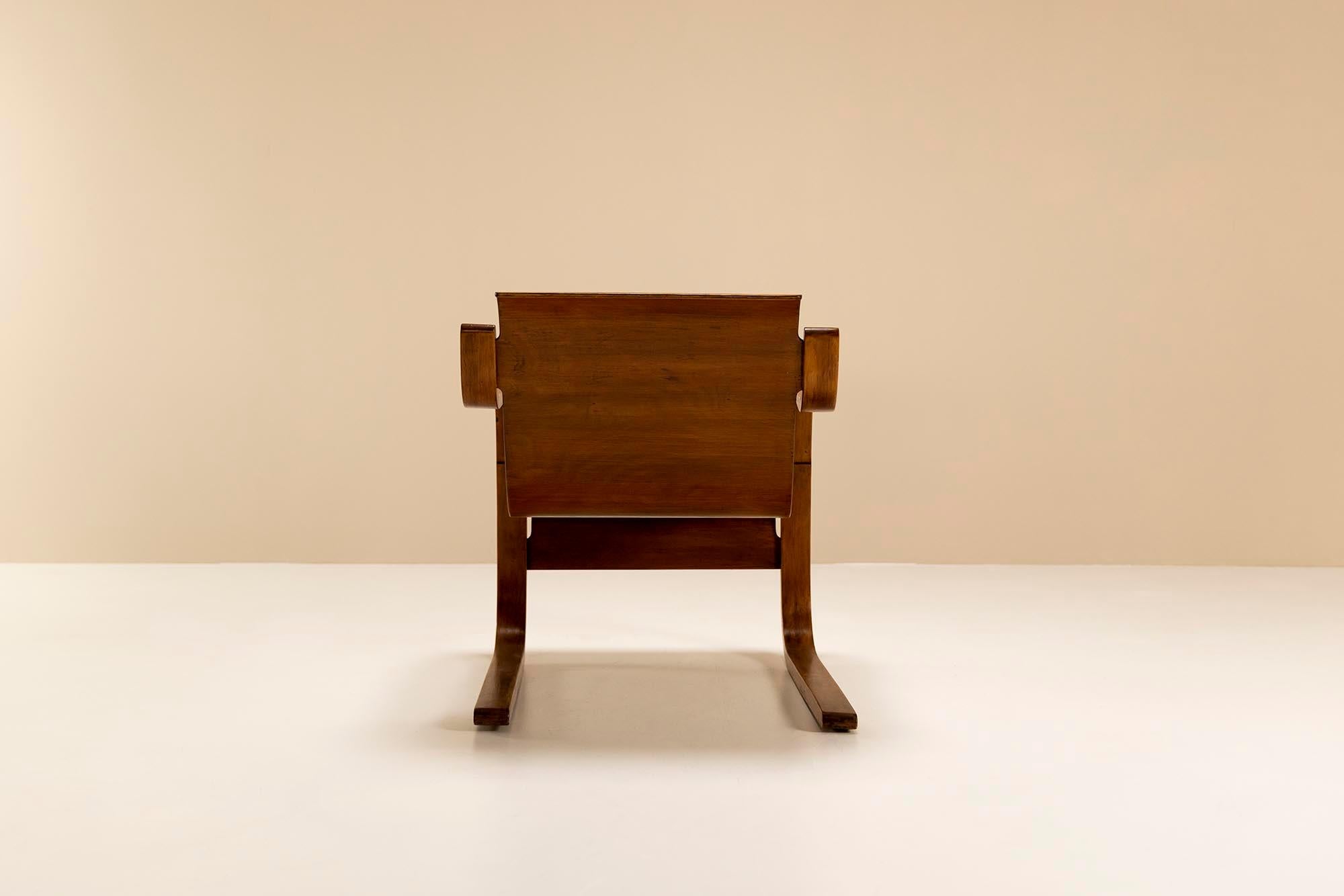 Scandinavian Modern Alvar Aalto Lounge Chair in Birch Plywood Model 31/41, 1935 Finland