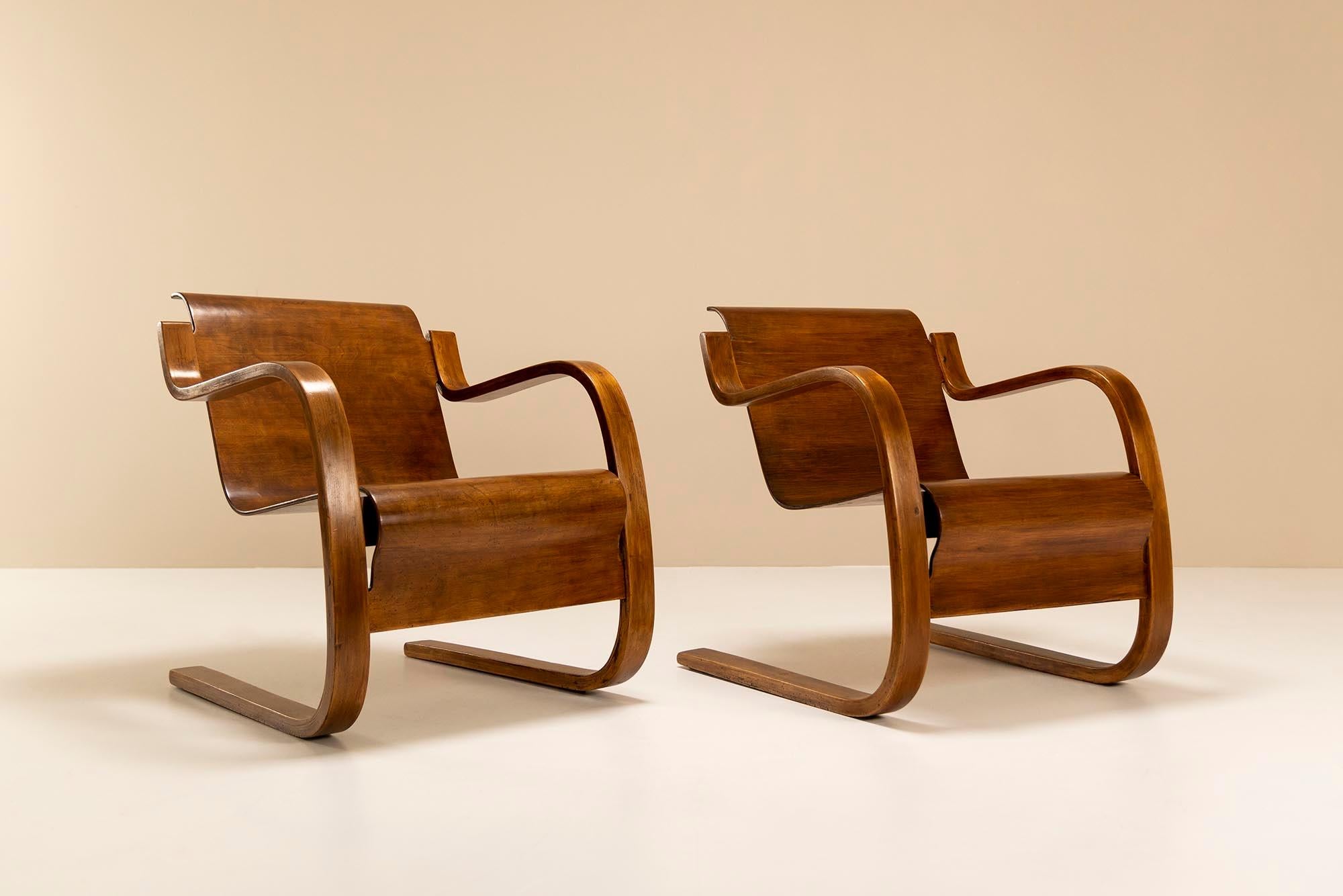 Alvar Aalto Lounge Chair in Birch Plywood Model 31/41, 1935 Finland 1
