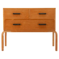 Alvar Aalto - Low Chest of Drawers in Birch Finmar Label c1935