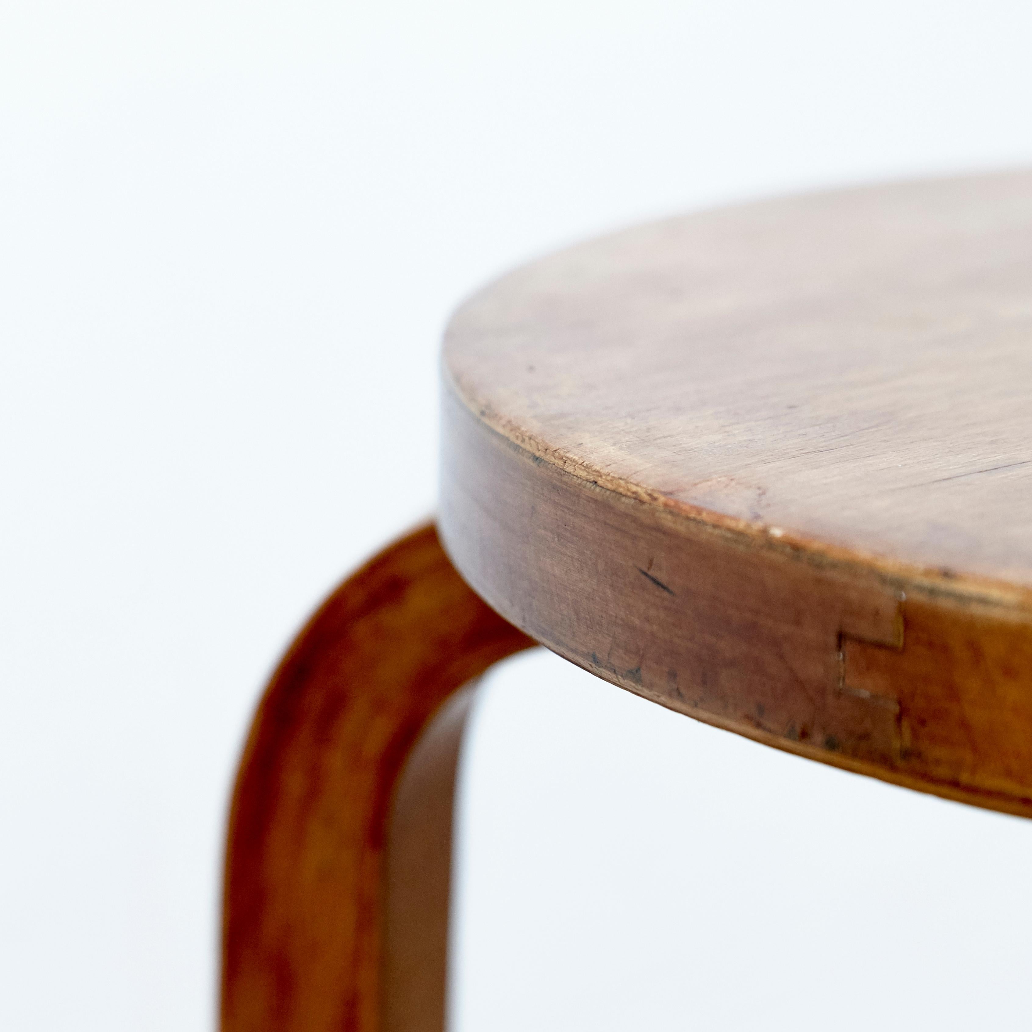 Alvar Aalto, Mid-Century Modern, Artek Bentwood Stool, circa 1960 2