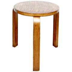 Alvar Aalto, Mid-Century Modern, Artek Bentwood Stool, circa 1960