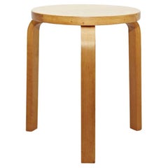 Alvar Aalto Mid-Century Modern Wood Stool for Artek, circa 1960