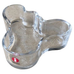 Alvar Aalto Mini Clear Vase for Iittala, circa 1990s