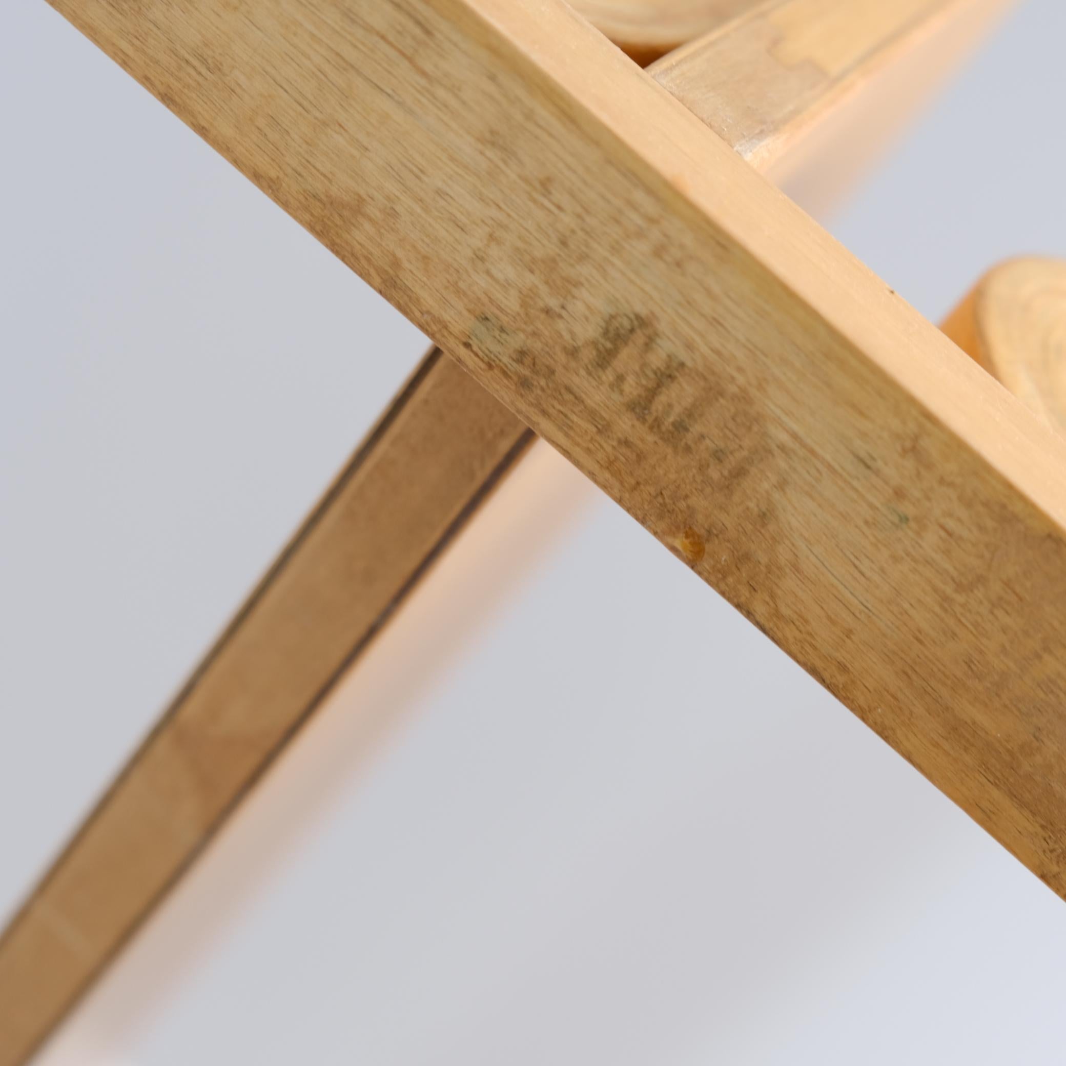 Estantería doble minimalista Alvar Aalto Modelo 112-2 de abedul, Artek Década de 1940 en venta 2