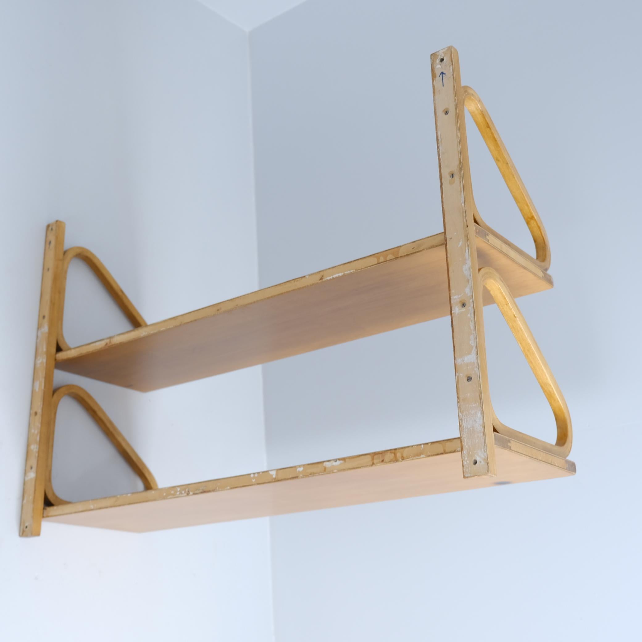 Estantería doble minimalista Alvar Aalto Modelo 112-2 en abedul, Artek Años 50 en venta 1