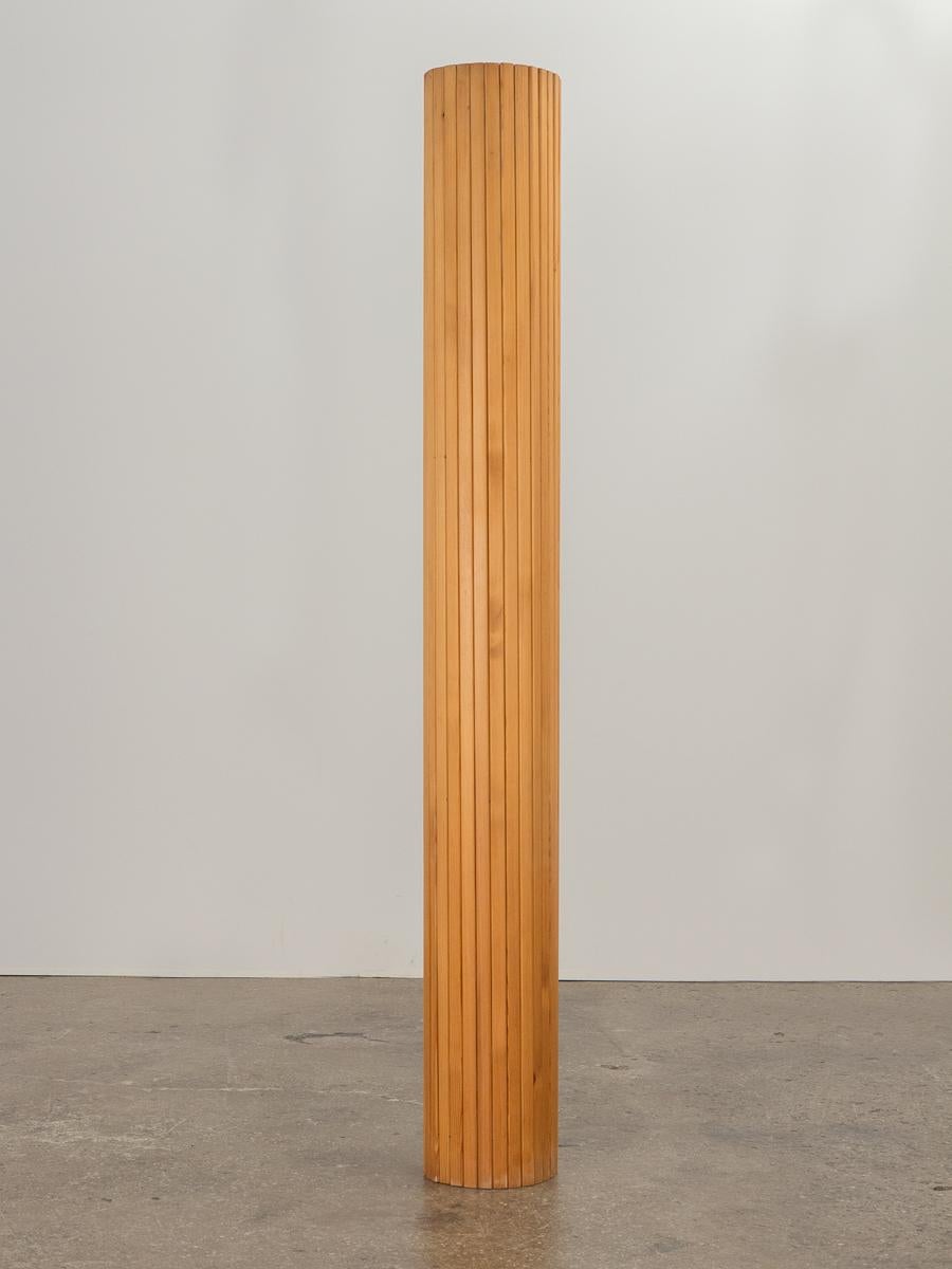 Mid-20th Century Alvar Aalto Model 100 Pine Screen