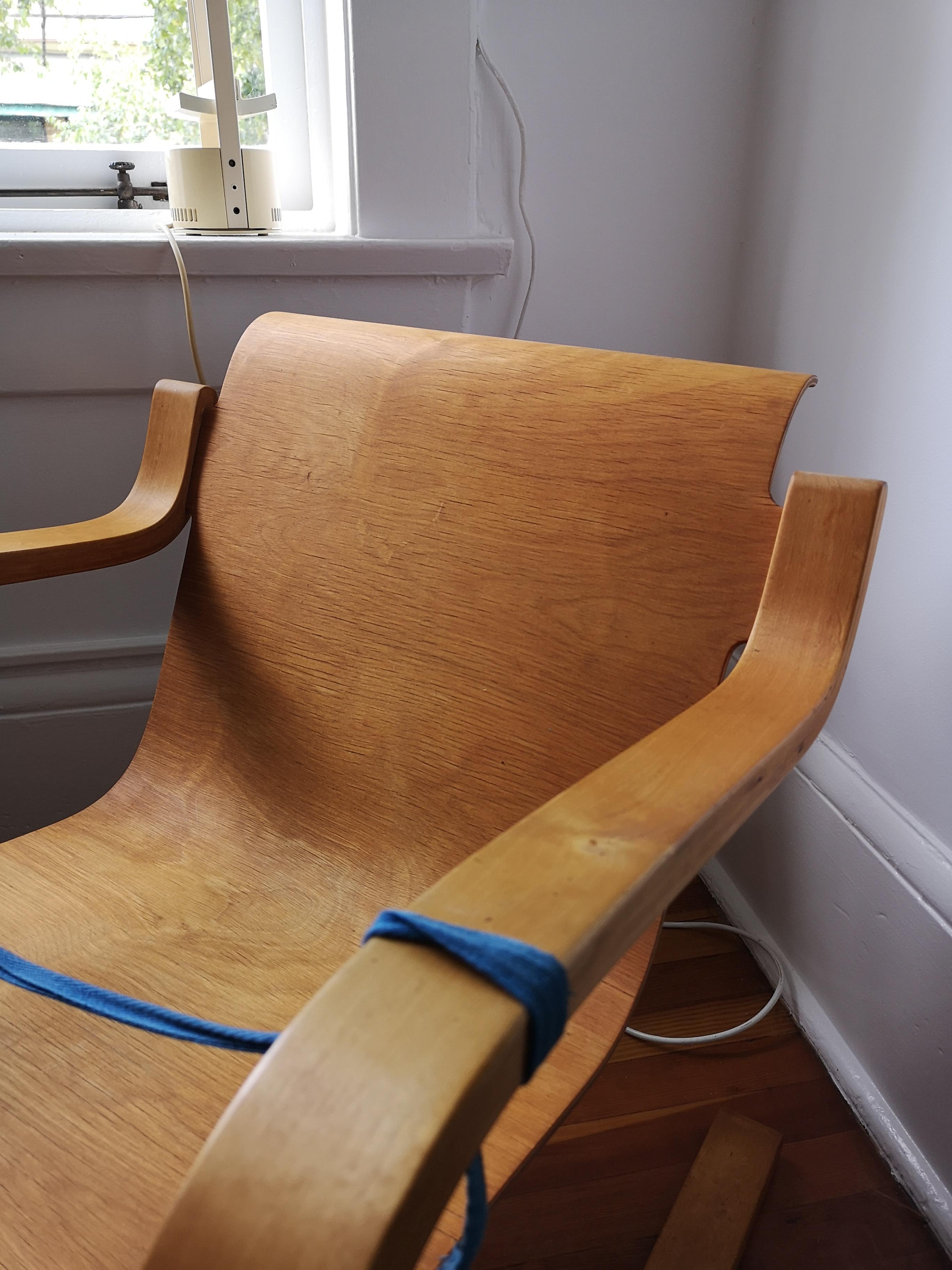 Alvar Aalto Model 31 Chair, circa 1930s In Good Condition For Sale In Victoria, BC