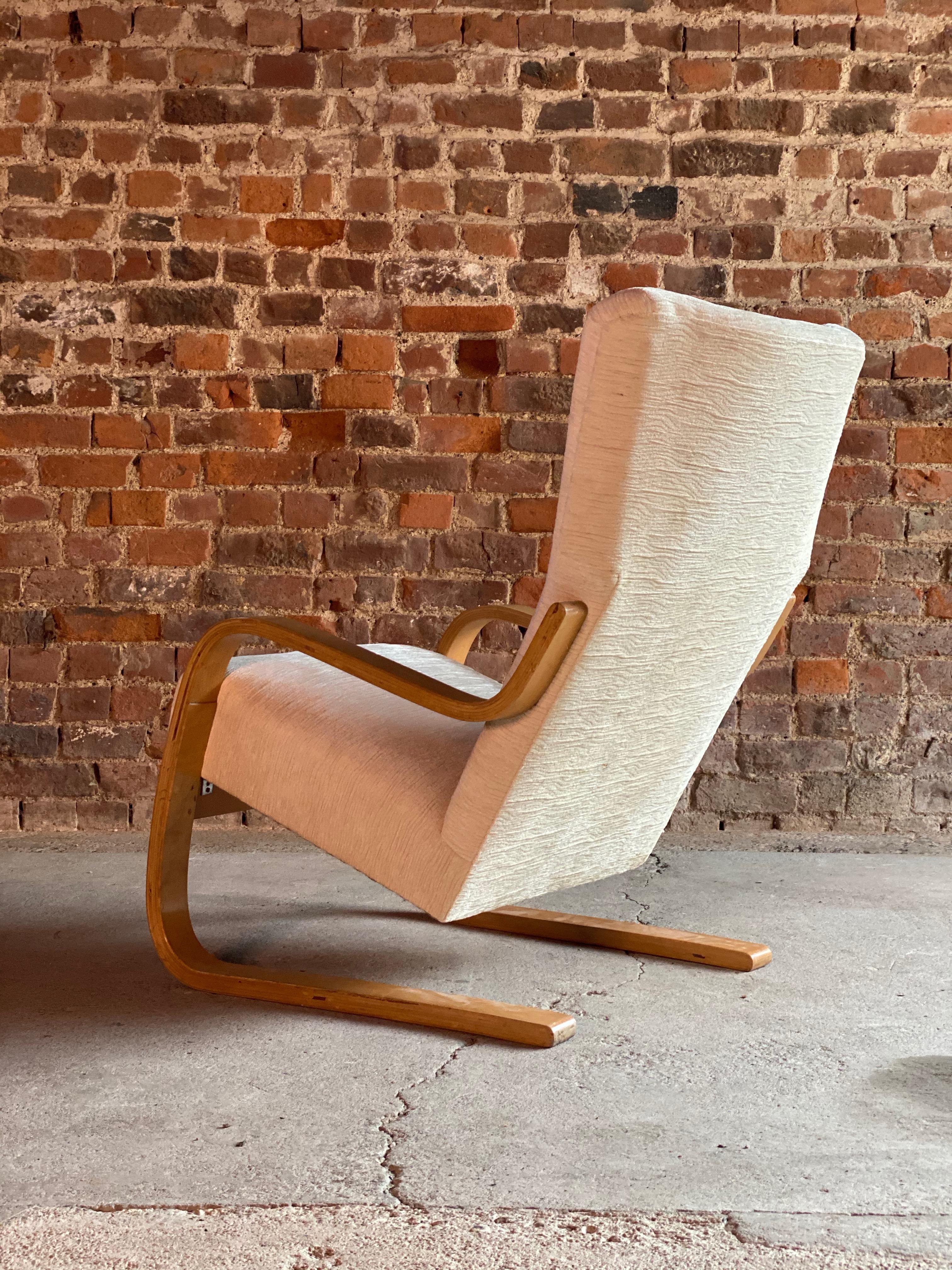 Finnish Alvar Aalto Model 36 / 401 Cantilever Lounge Chair by Finmar Finland, circa 1940