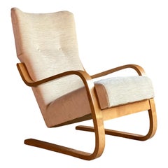 Alvar Aalto Model 36 / 401 Cantilever Lounge Chair by Finmar Finland, circa 1940