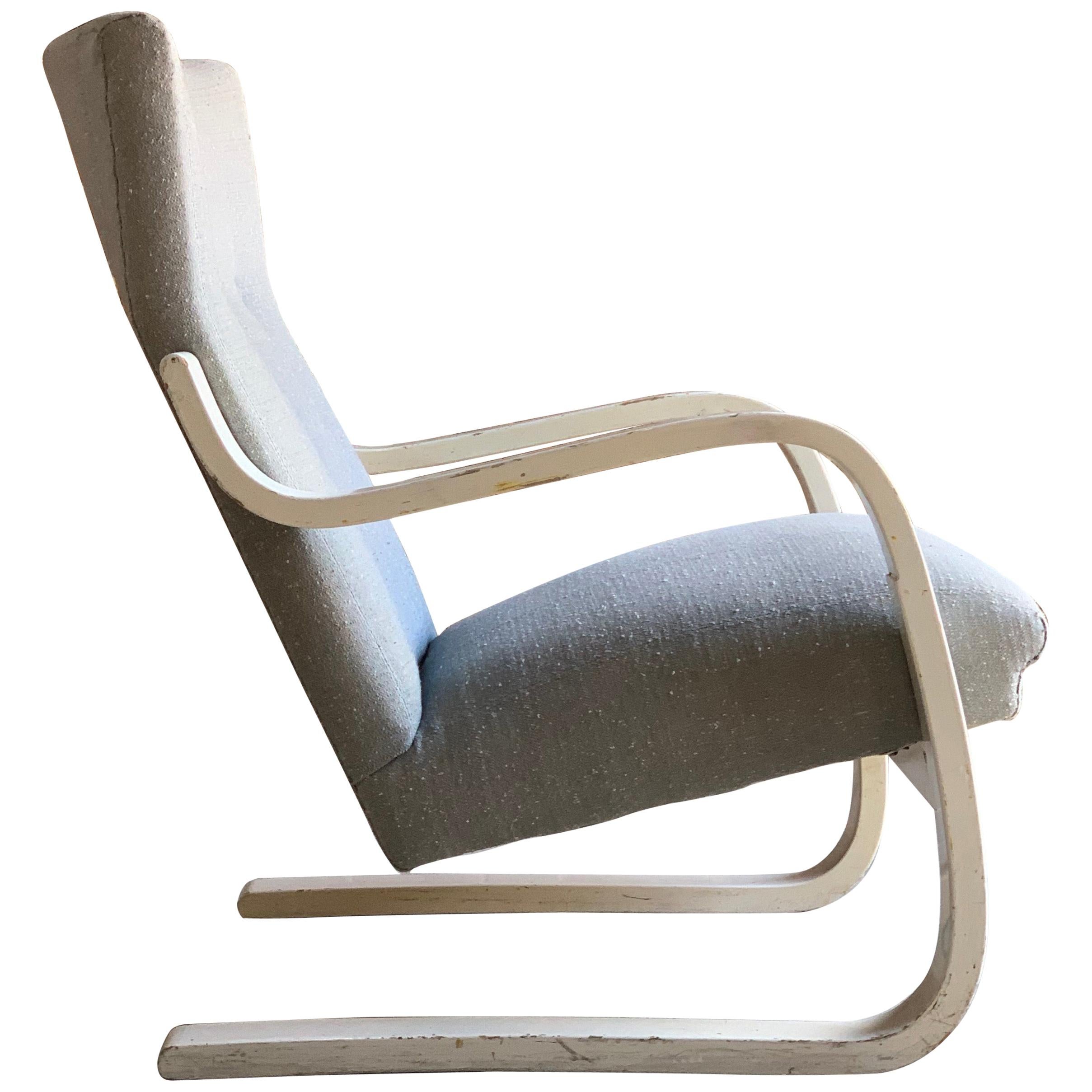 Alvar Aalto Model 401 Lounge Chair Armchair by Artek, circa 1938
