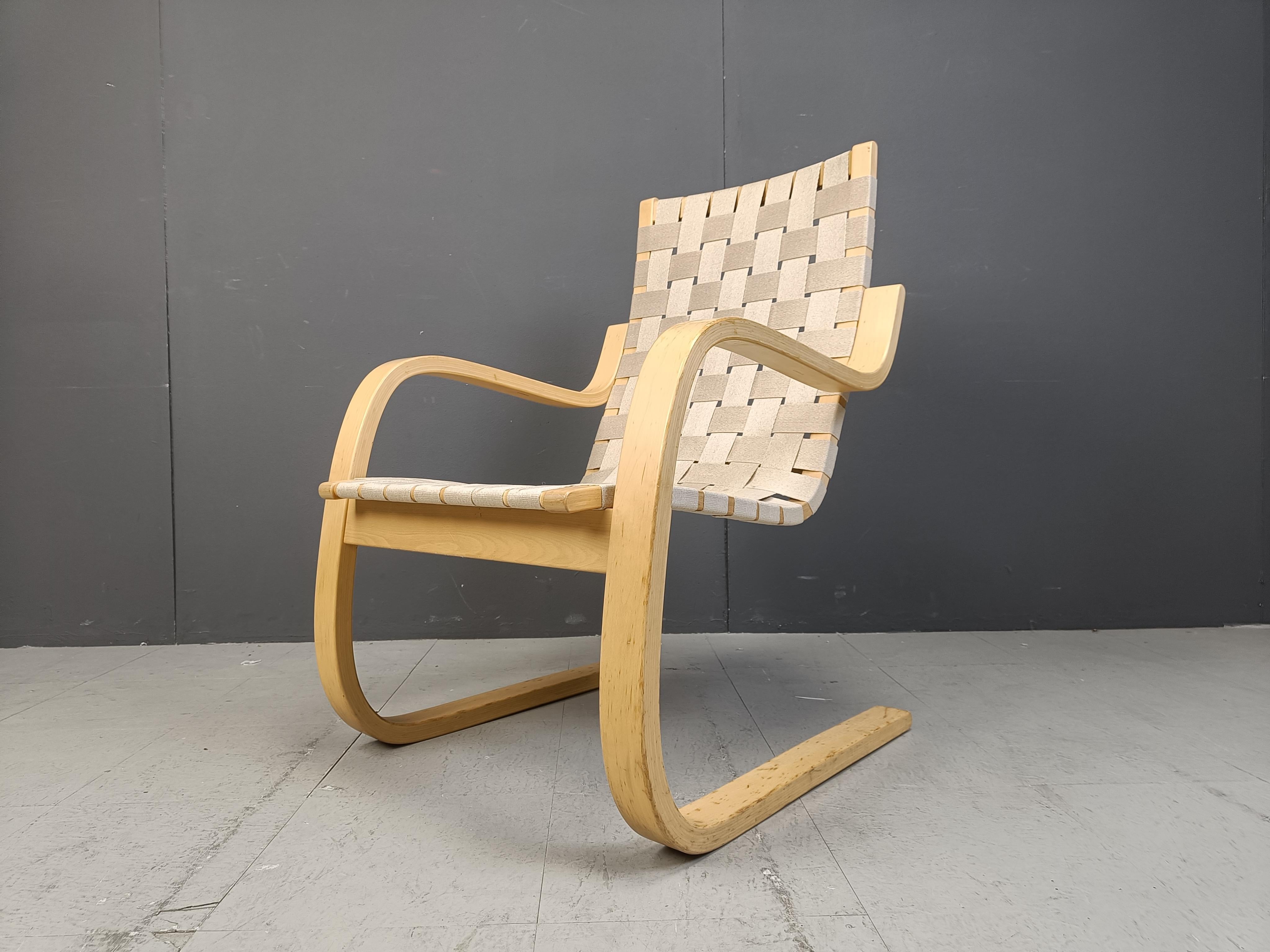 Alvar Aalto Model 406 armchair for Artek, 1970s 1