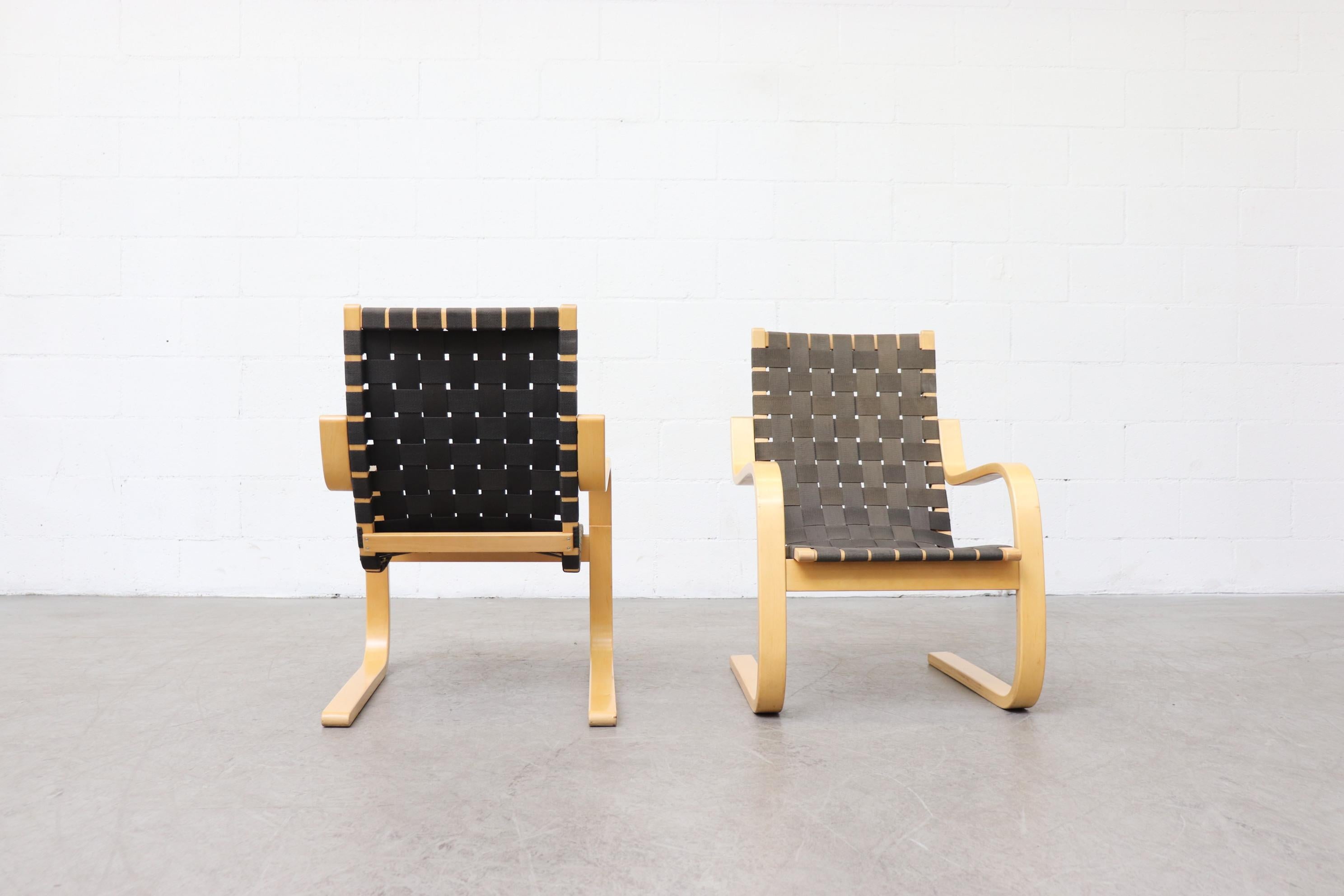 Mid-Century Modern Alvar Aalto Model 406 Lounge Chair by Artek
