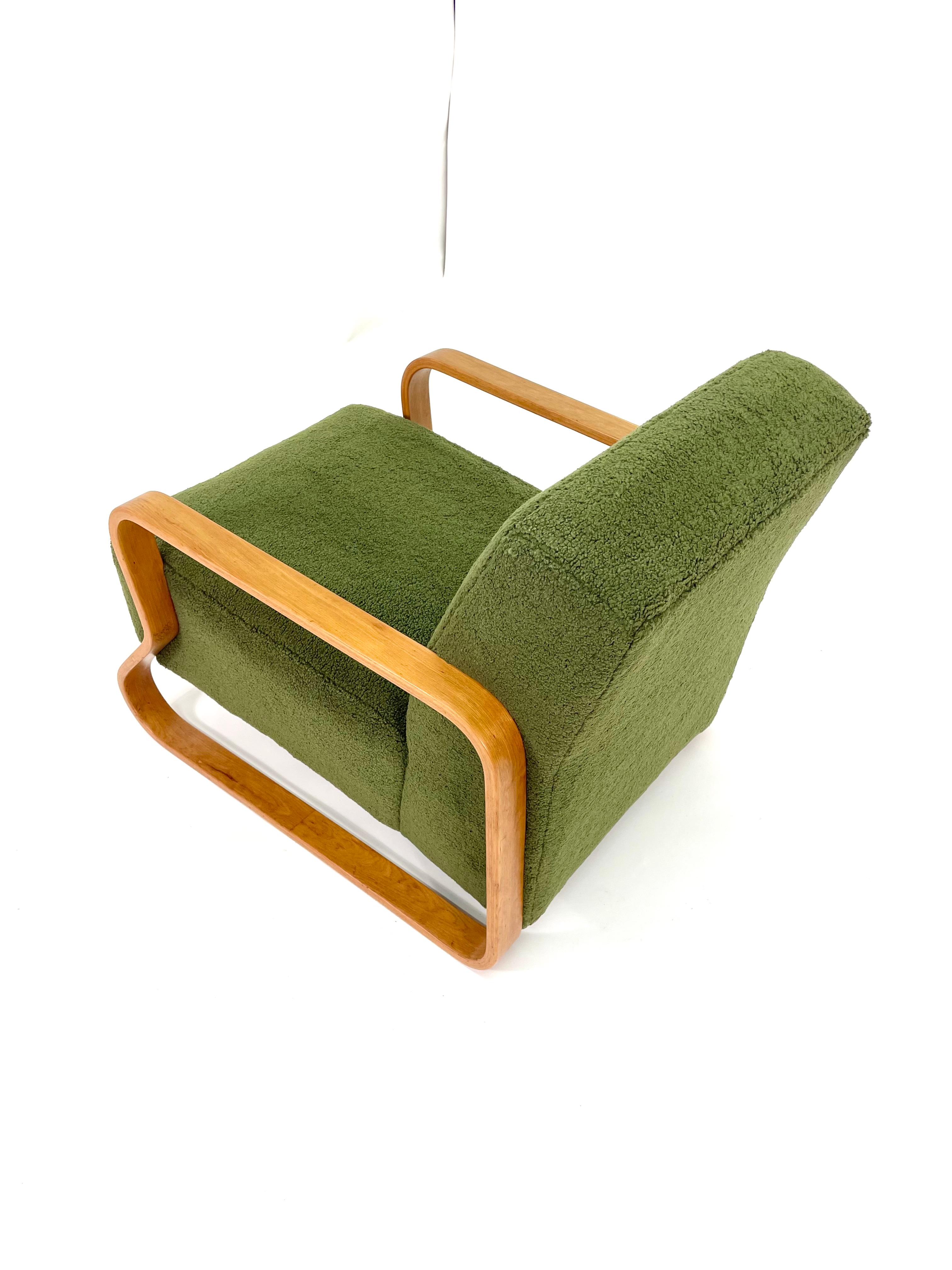 Finnish Alvar Aalto Model 44 Lounge Chair