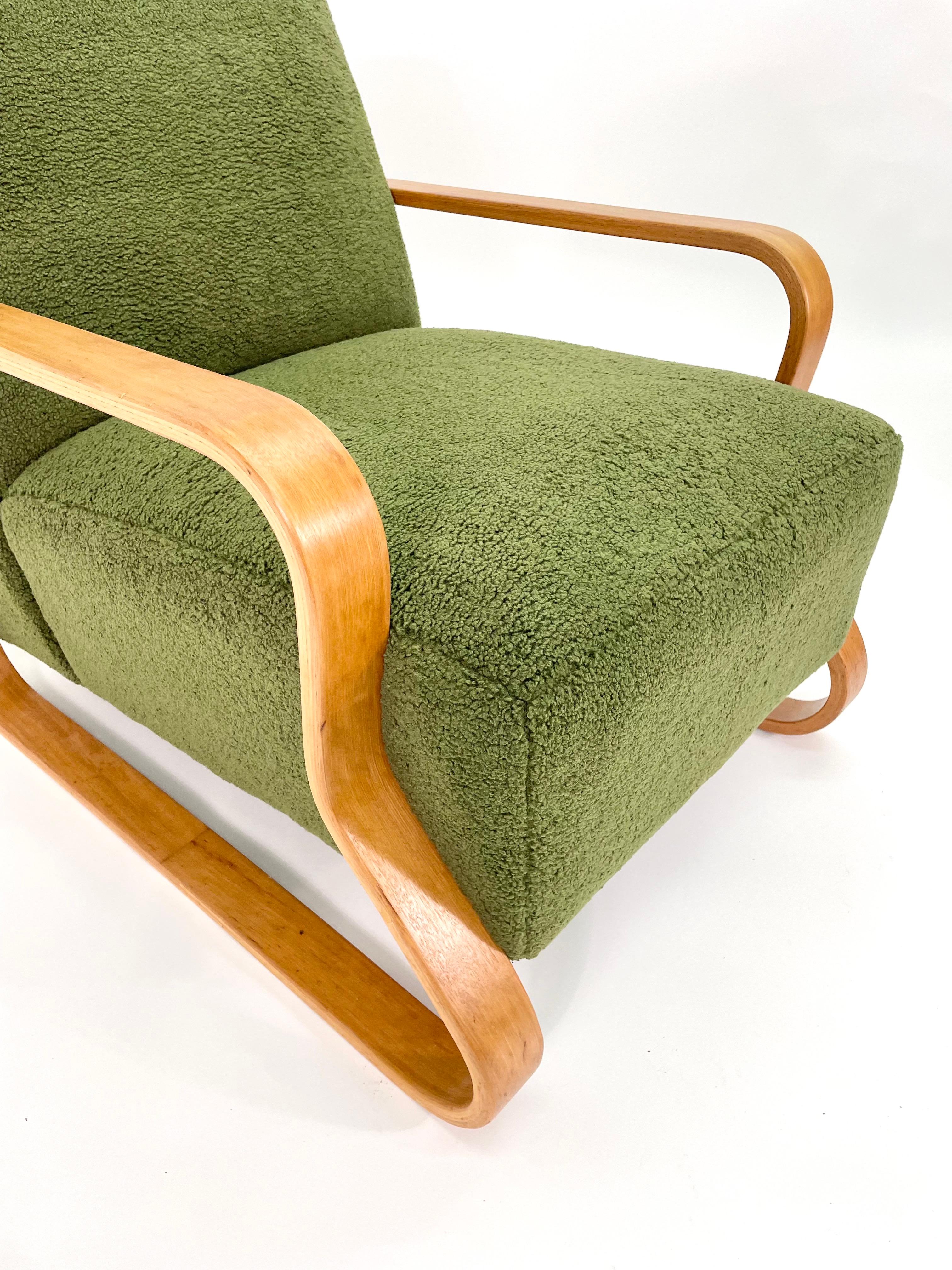 Birch Alvar Aalto Model 44 Lounge Chair