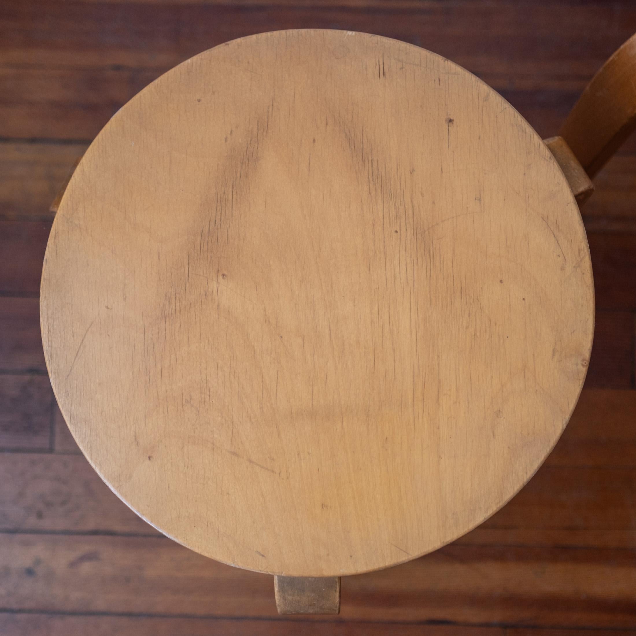 Alvar Aalto+Aalto Model No 60 Tabourets empilables en bouleau pour Artek 1950s en vente 8